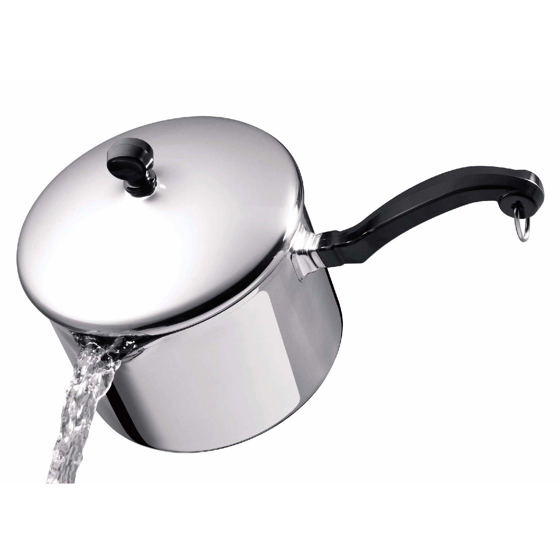 Farberware Classic  3-Quart Covered Straining Saucepan  Stainless Steel