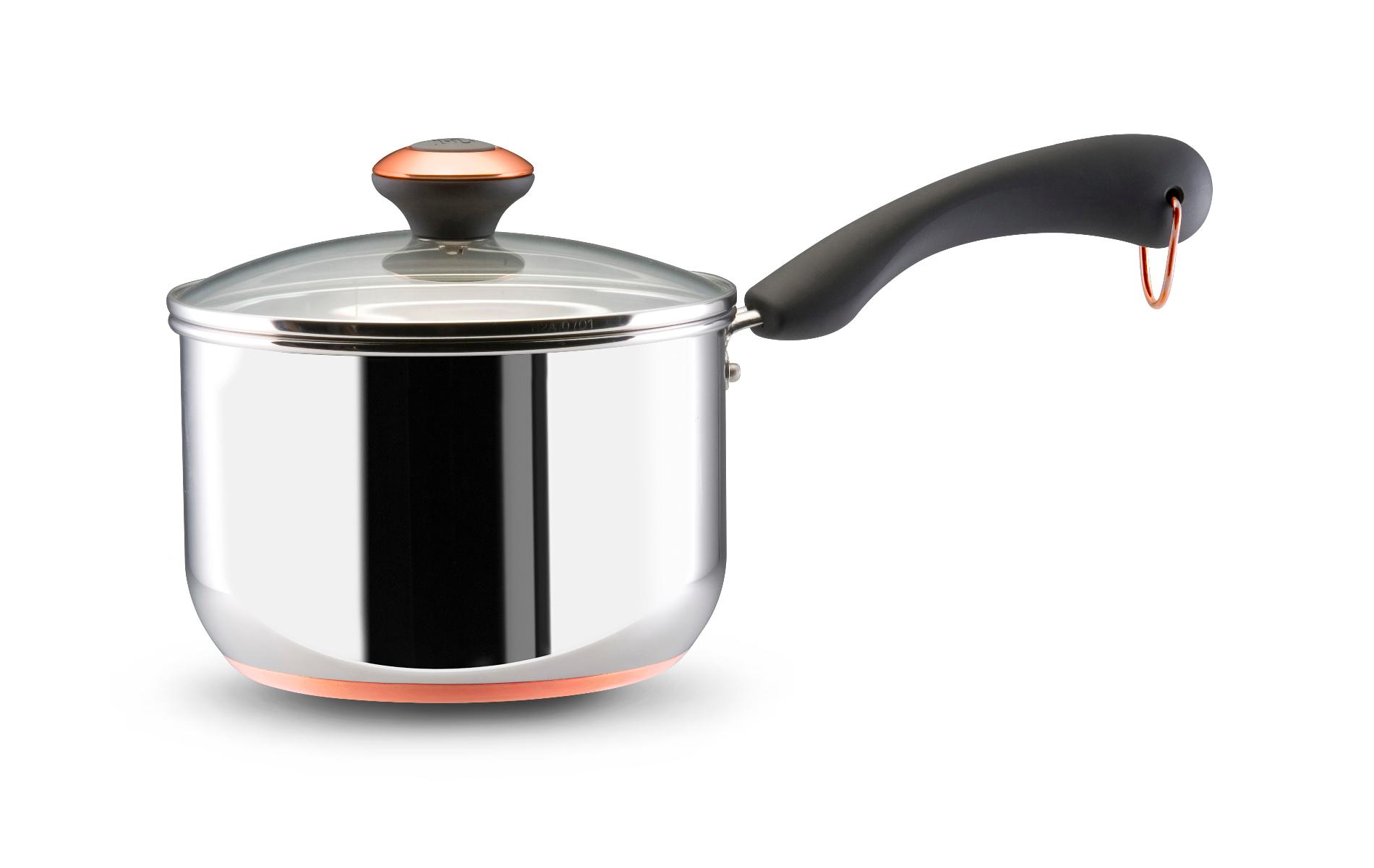 Paula Deen 2-Quart Covered Saucepan  Stainless Steel