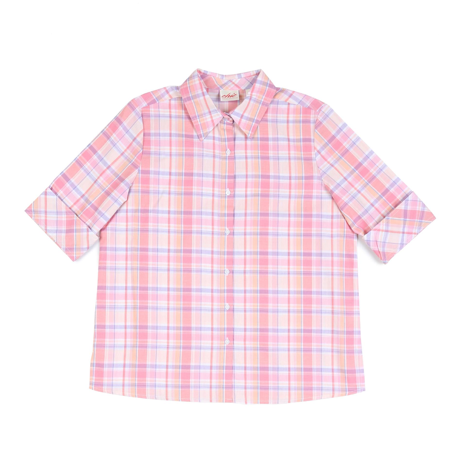 Chic Women's Camp Shirt - Plaid at Kmart.com