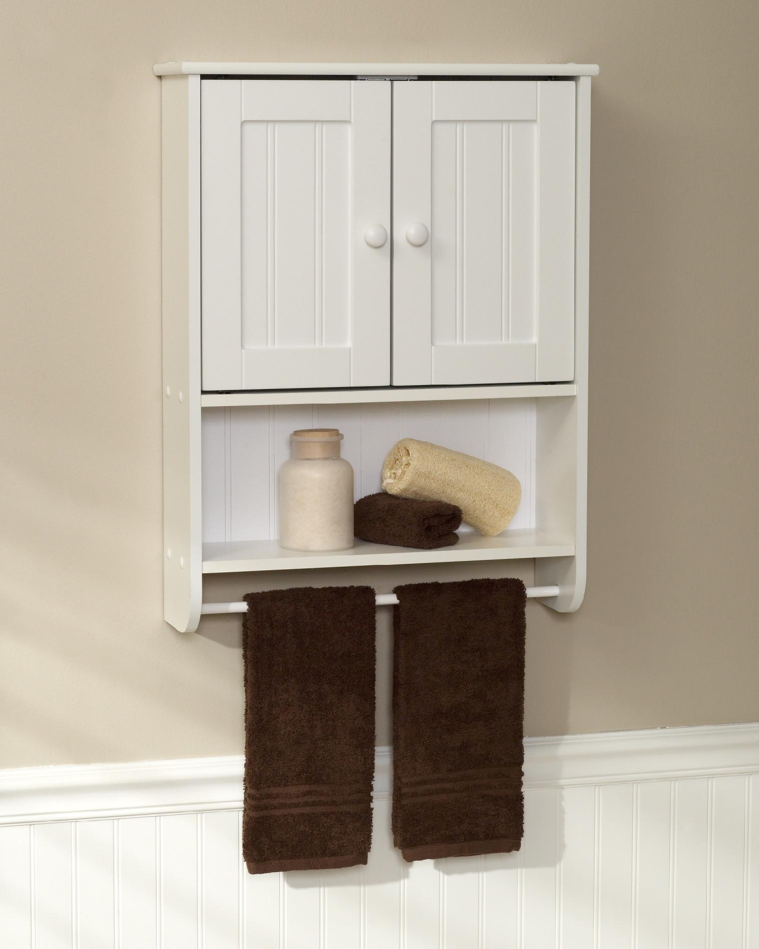 Zenith Products Country Cottage Wall Cabinet, White