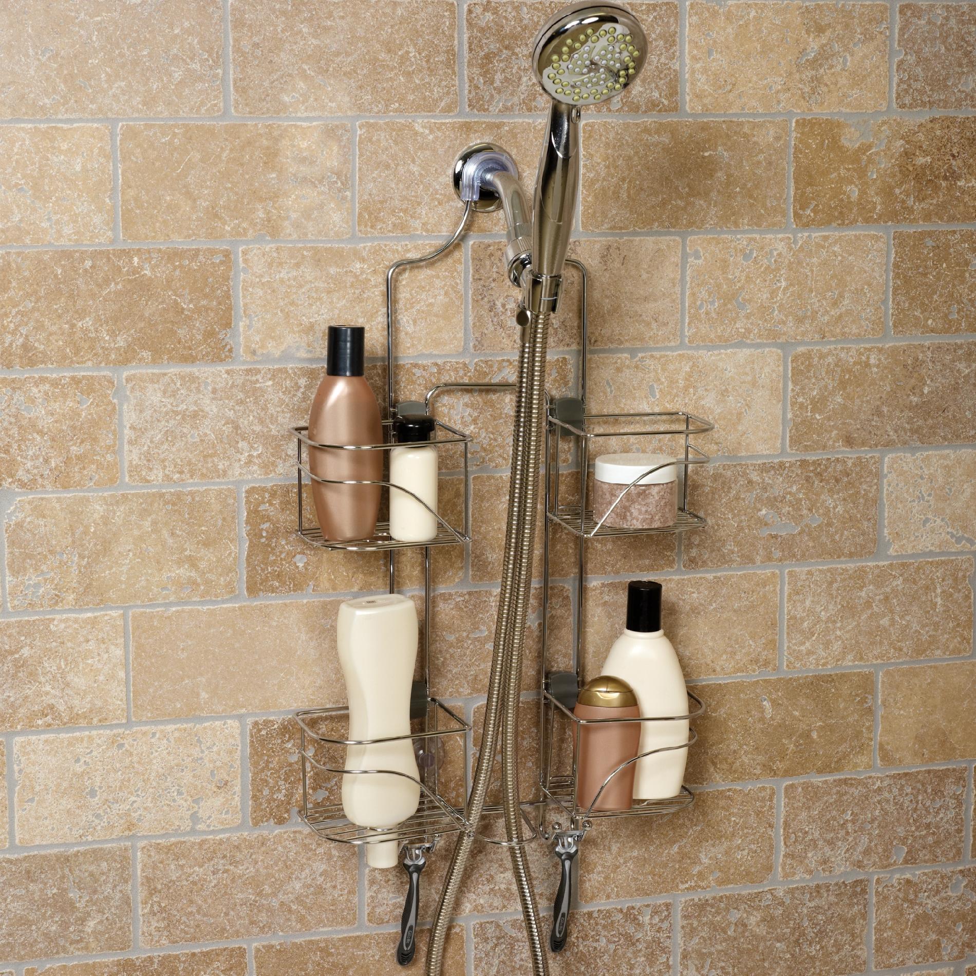 Zenith Products Expandable Shower Caddy for Hand Held Shower or Tall Bottles, Chrome at Kmart.com