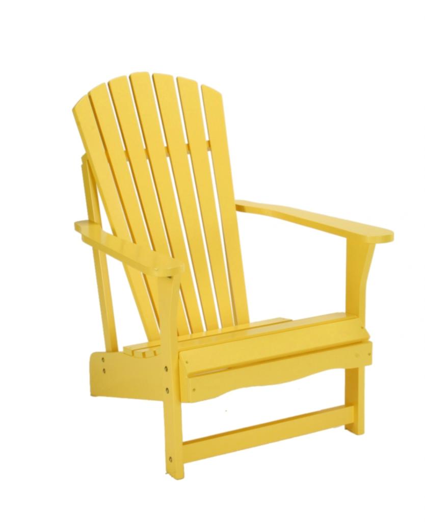 International Concepts Outdoor Adirondack Chair, Yellow - Outdoor 