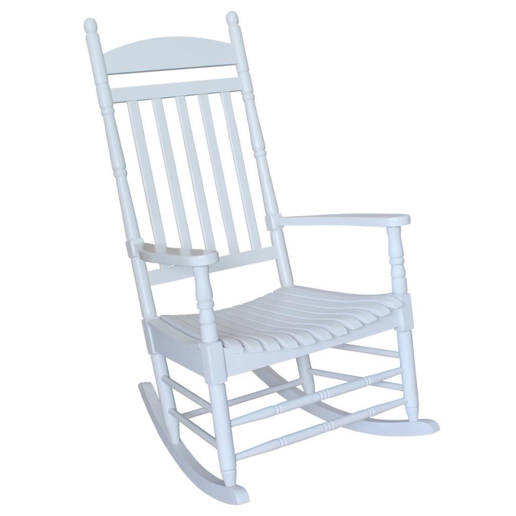 International Concepts Solid Wood Porch Rocker in White at Kmart.com