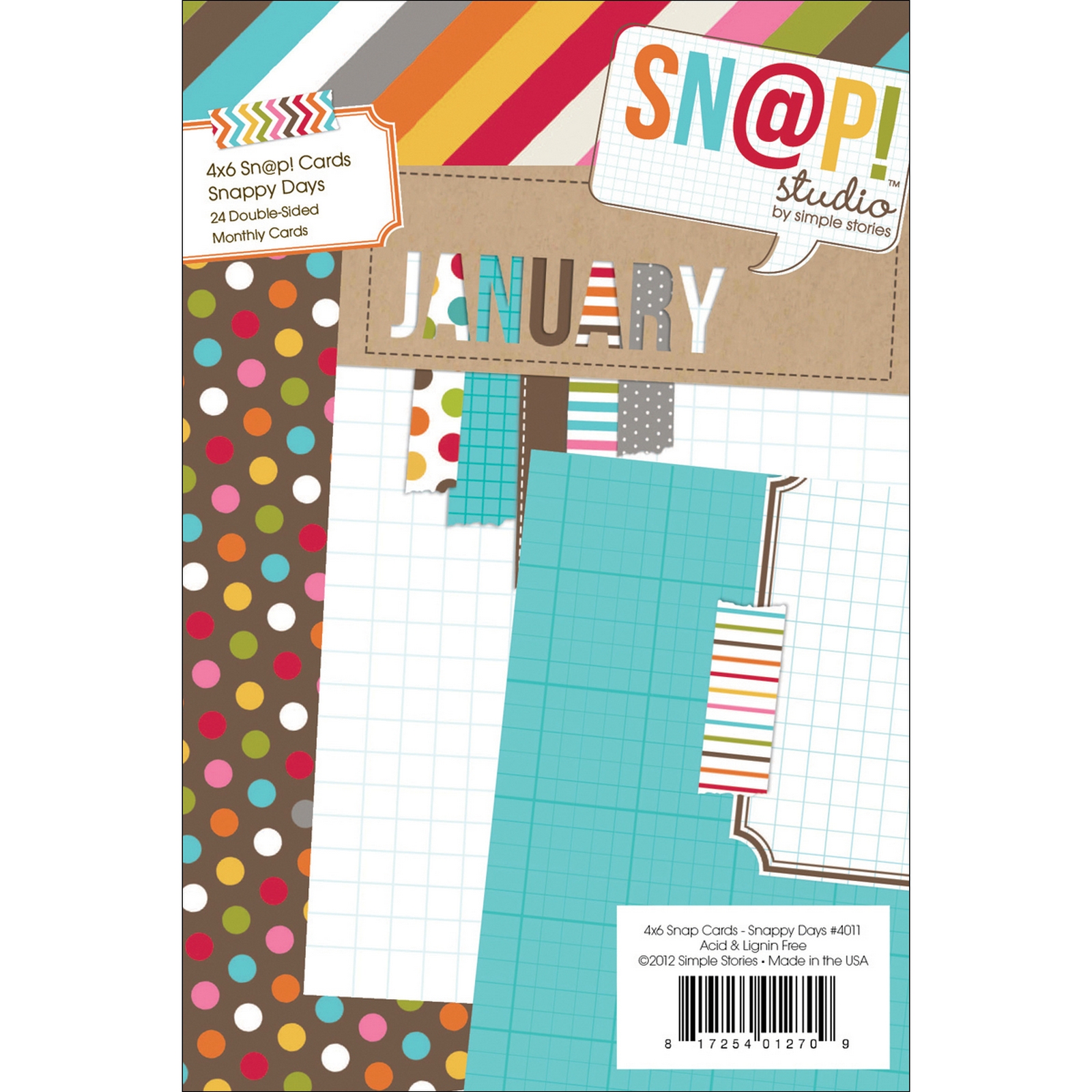 UPC 817254012709 product image for Sn@p! Double Sided Cardstock Quote Cards 4
