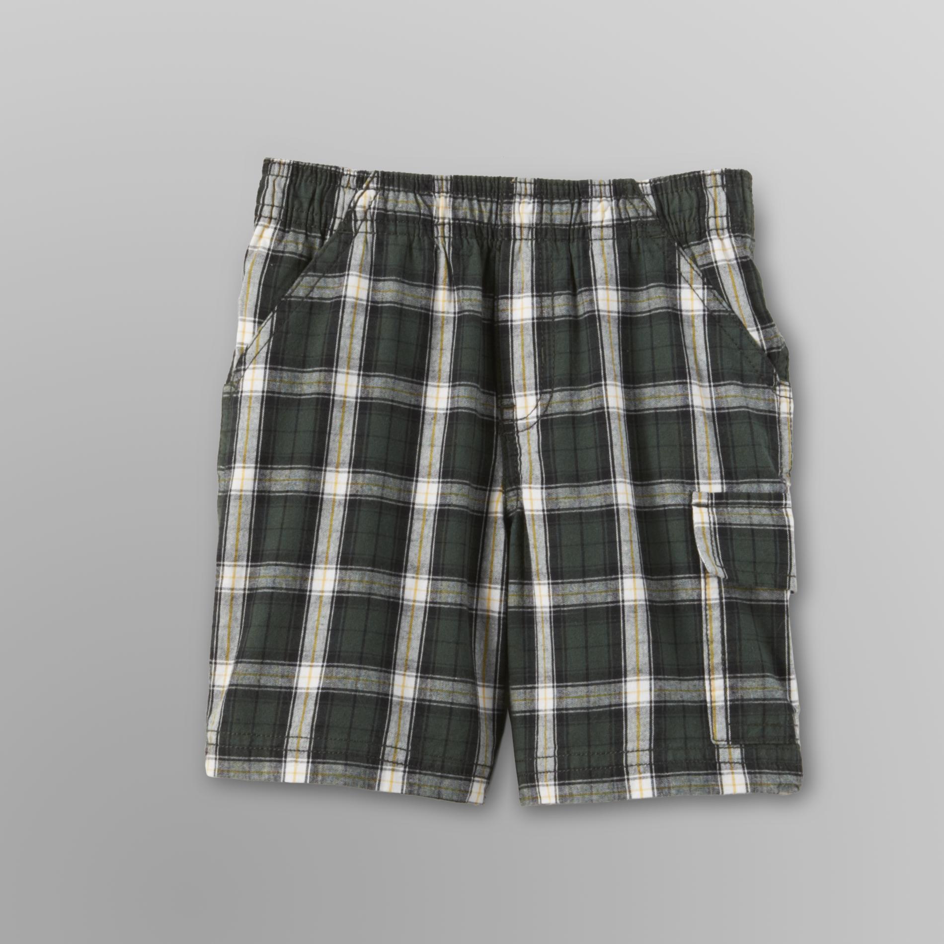 Toughskins Infant & Toddler Boy's Cargo Shorts - Plaid at Sears.com