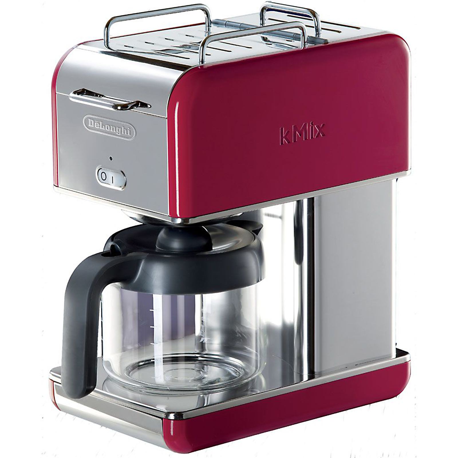 Order Delonghi kMix 10 Cup Coffee Maker Color: Red Cheap