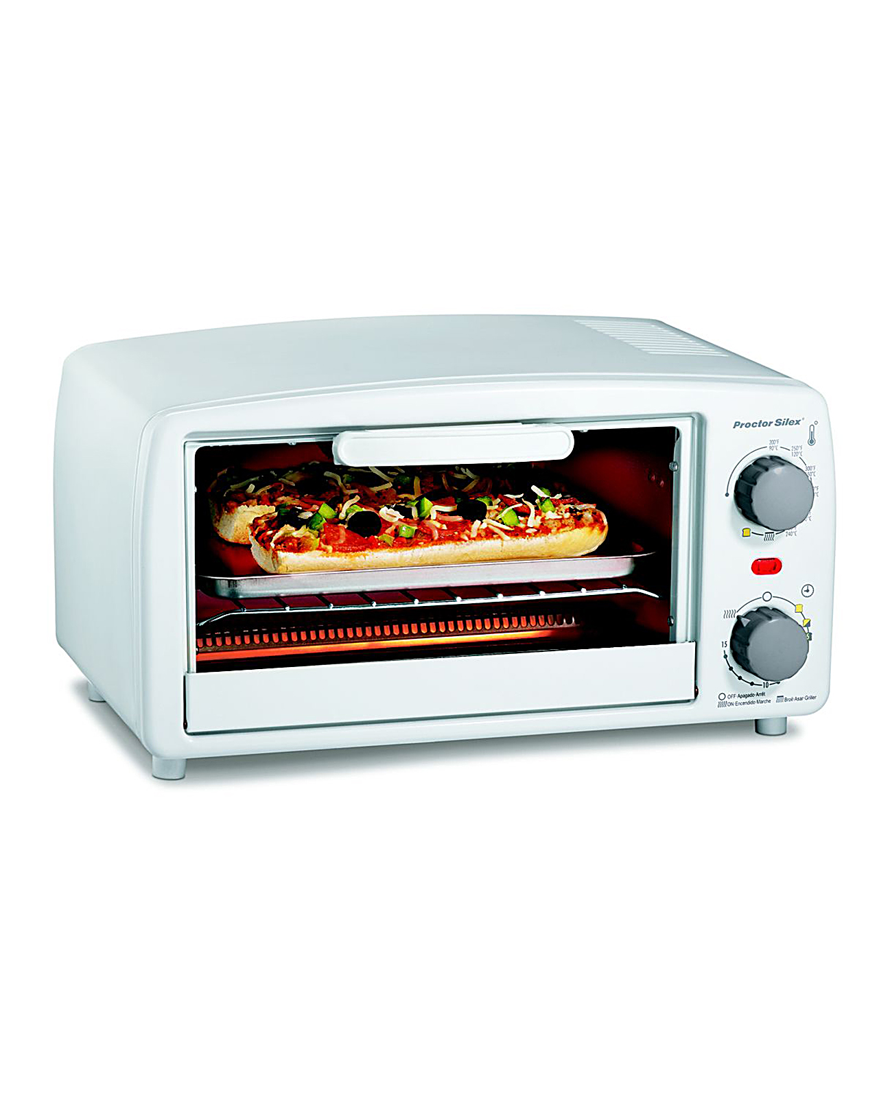 Proctor Silex Large 4 Slice Toaster Oven Broiler - 31116R