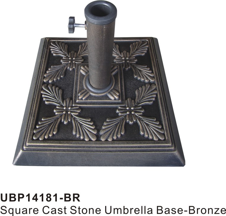 Square Cast Stone Umbrella Base