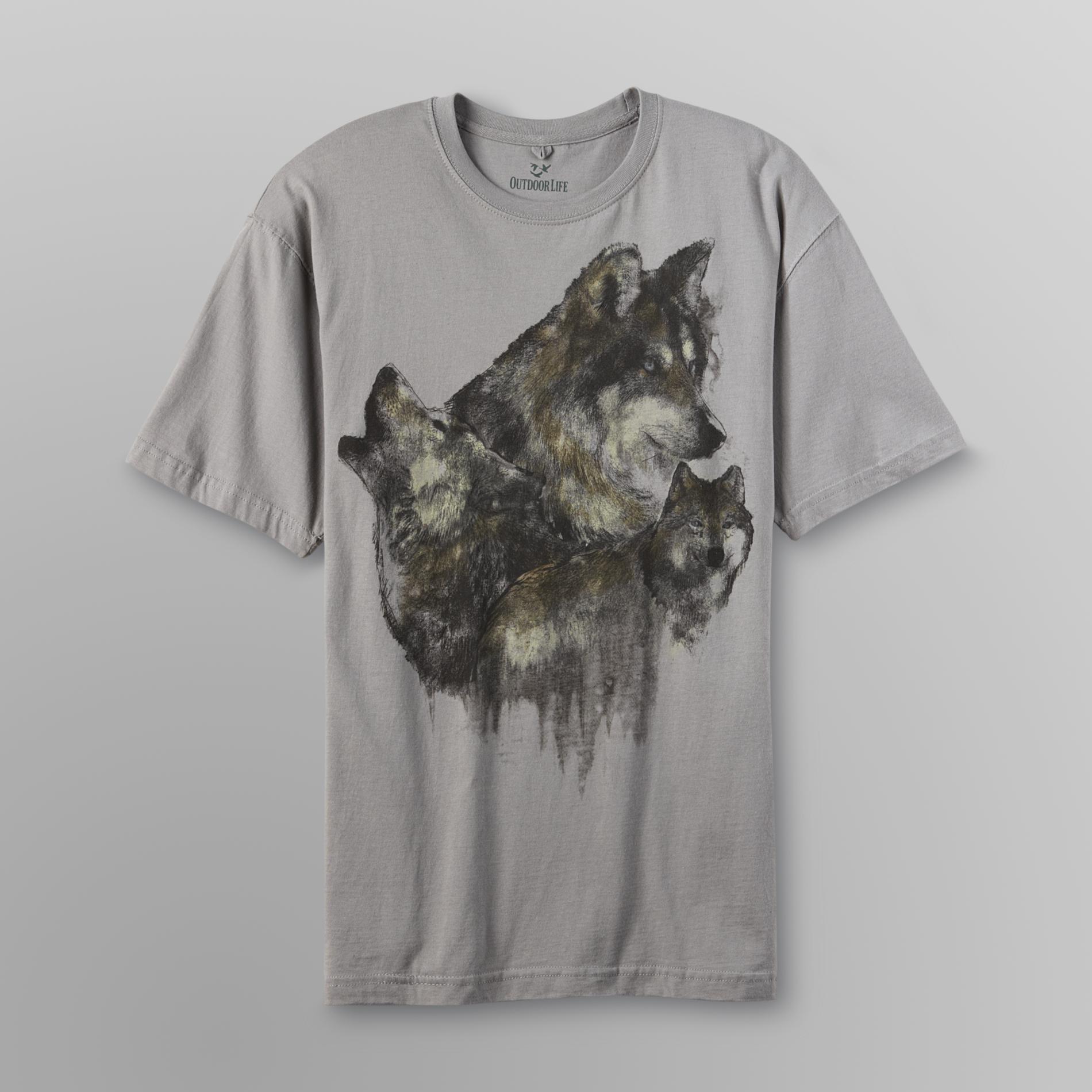 Outdoor Life Men's Graphic T-Shirt - Wolves at Sears.com