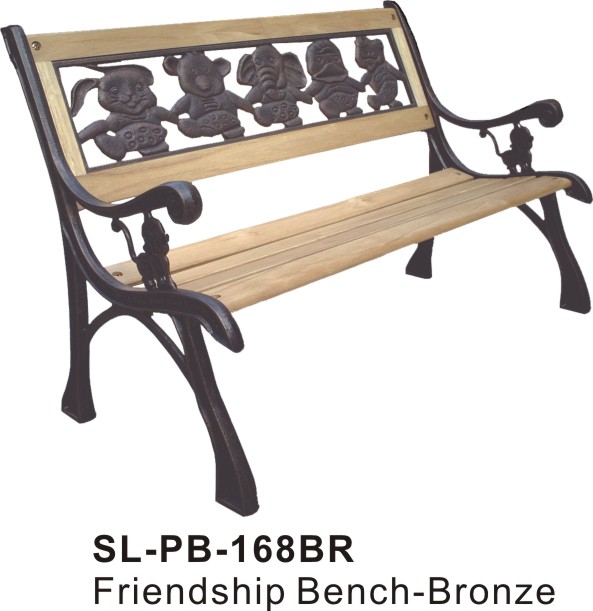 Kiddy frienship Bench, Bronze