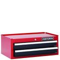 26 in. 2-Drawer Heavy-Duty Ball Bearing Middle Chest - Red/Black