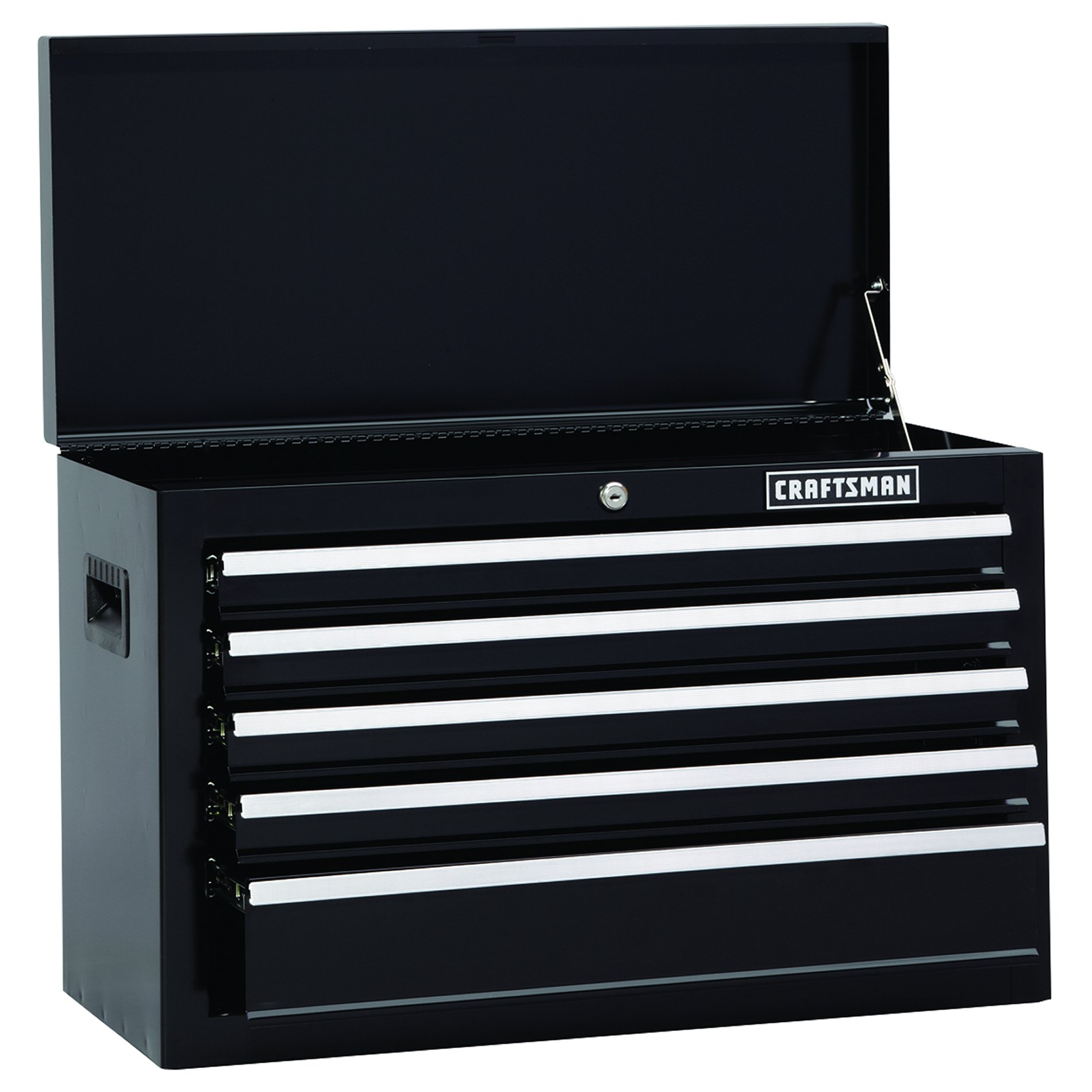 Craftsman 26 in. Wide 5-Drawer Standard Duty Ball-Bearing Top Chest - Black