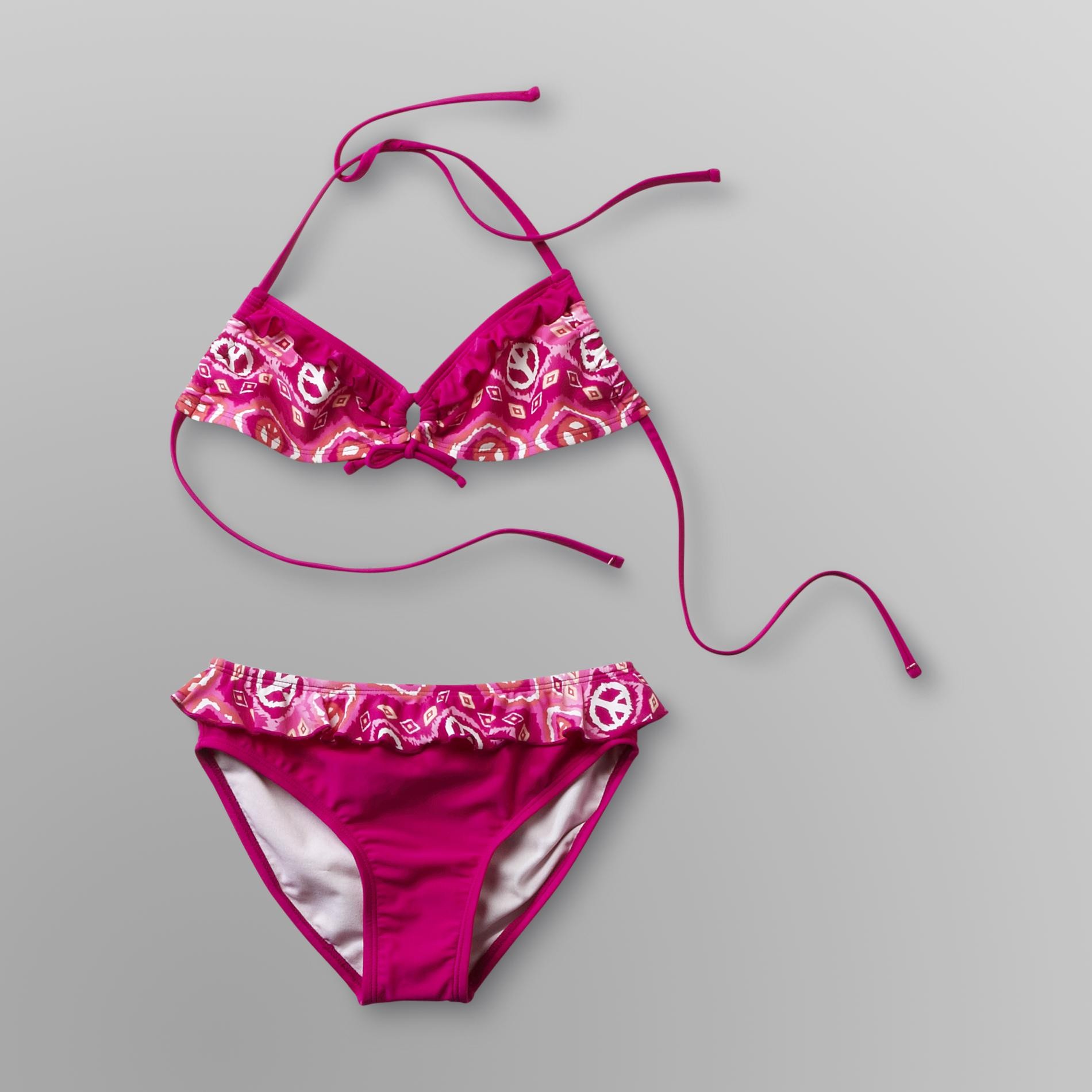 Joe Boxer Girl's Bikini - Peace Print at mygofer.com