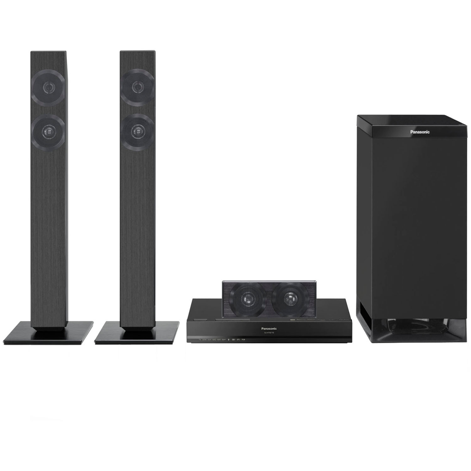 Panasonic 3 1 Channel Home Theater System Soundbar with Wireless Subwoofer in Black
