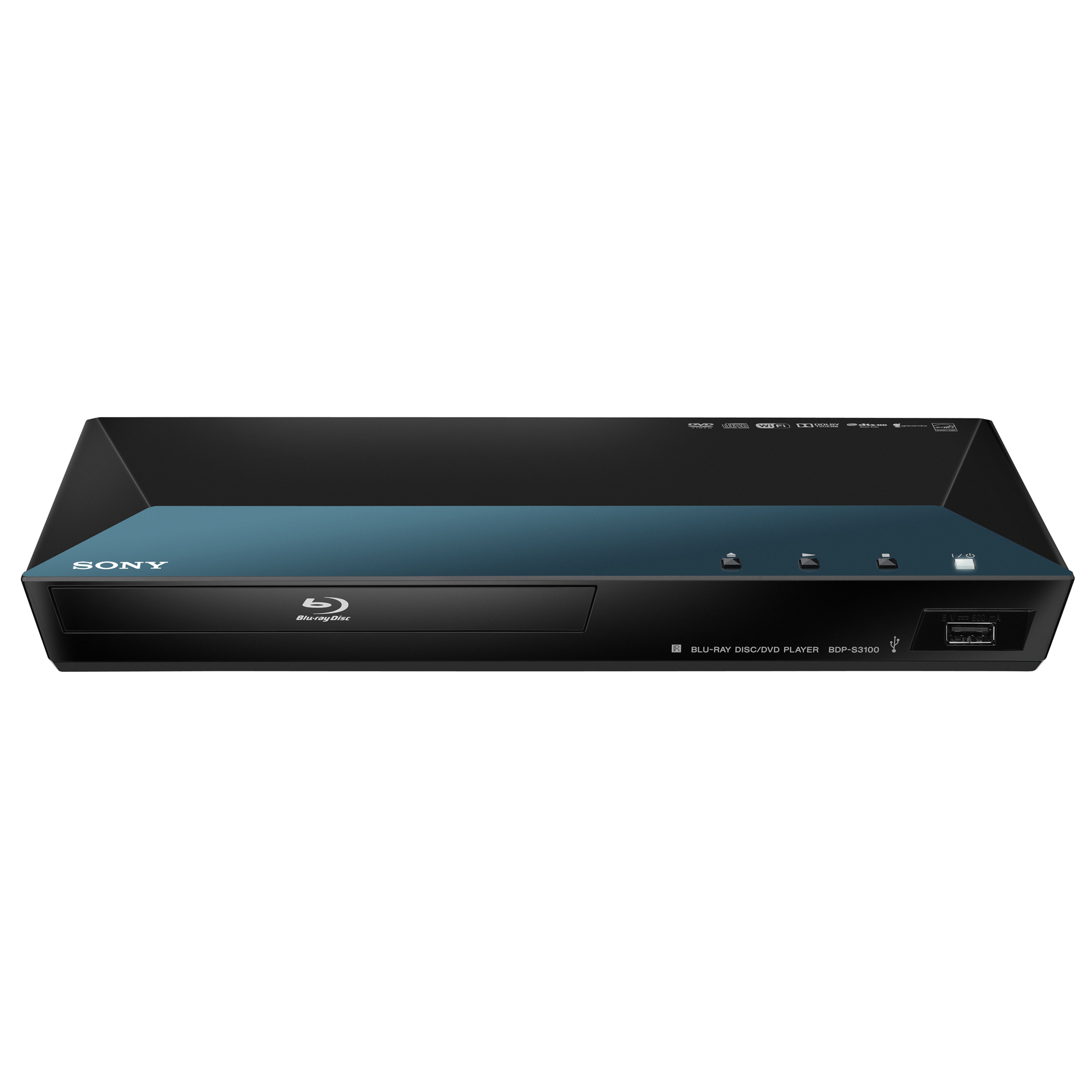 Sony Blu-ray Disc Player w/ Super Wi-Fi - BDP-S3100