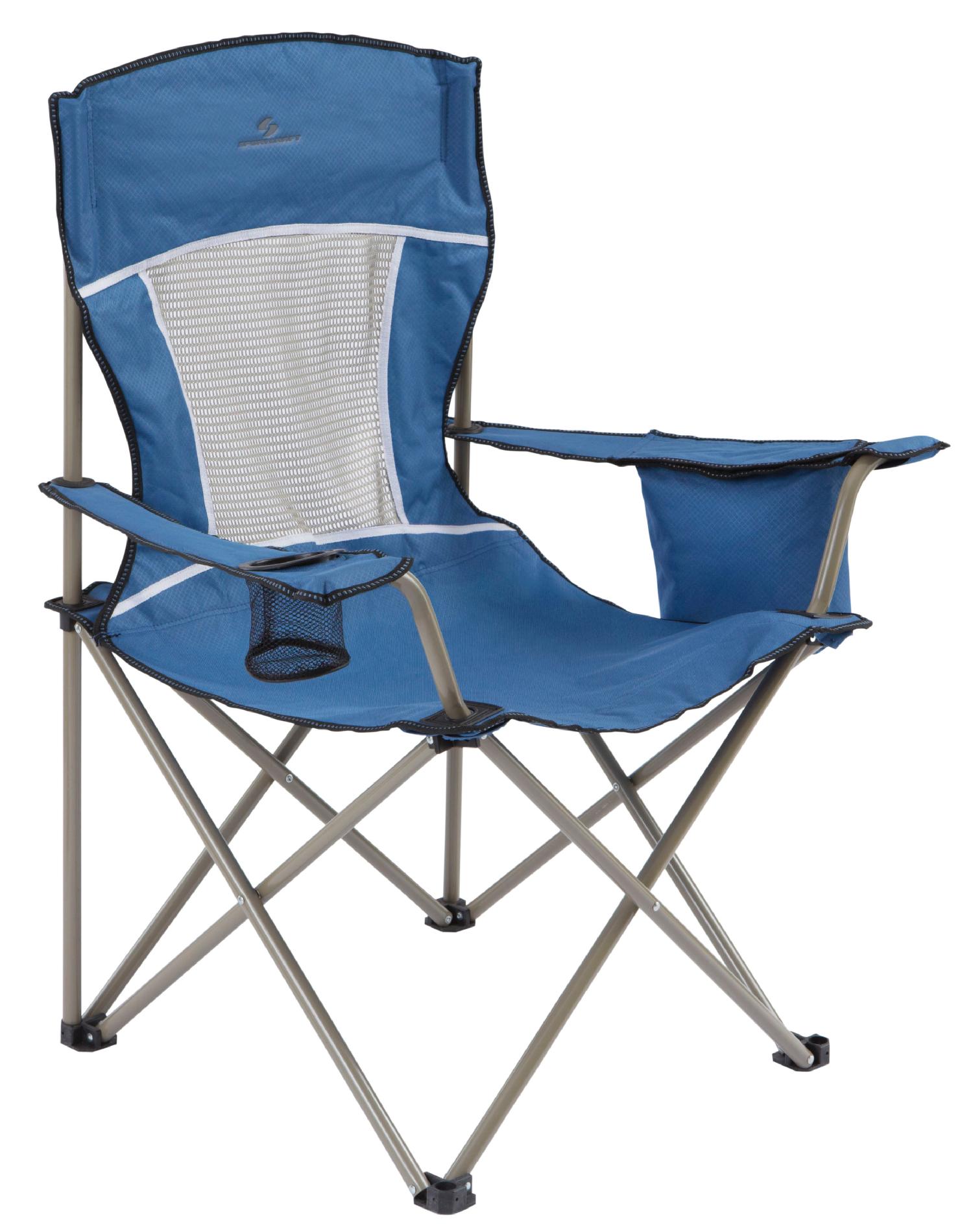 Sportcraft Cooler Quad Chair - Blue at mygofer.com