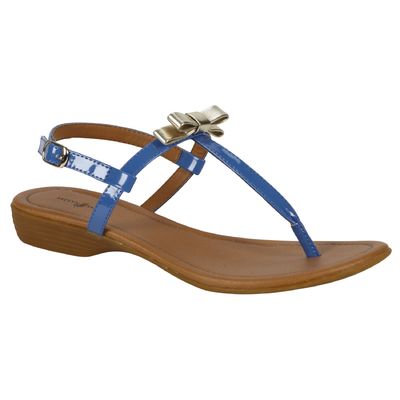 Jaclyn Smith Women's Bow Thong Belita - Blue at Kmart.com
