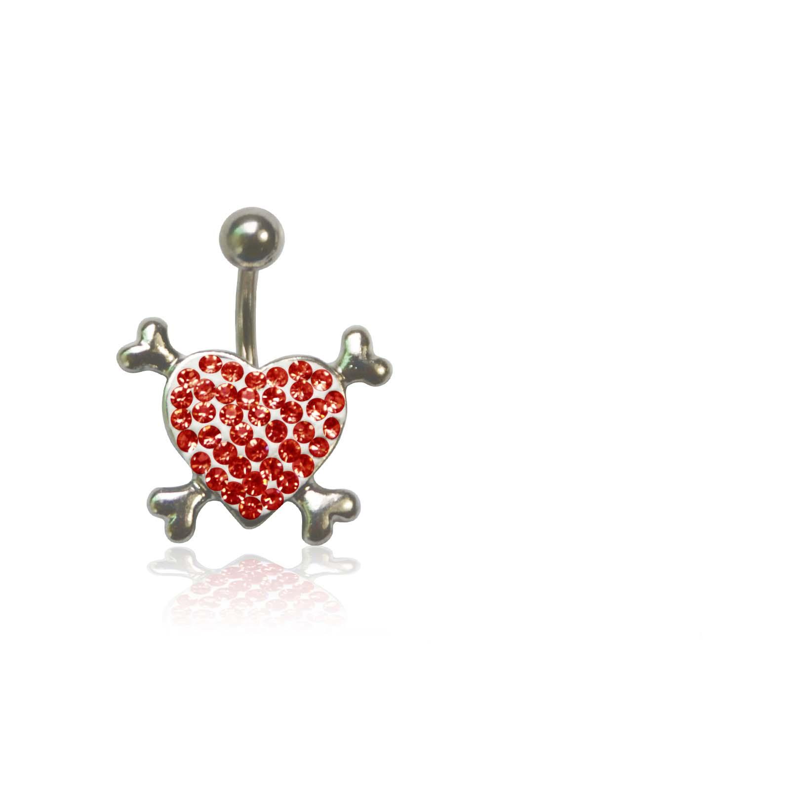 Supreme Jewelry Heart and cross bones at Kmart.com