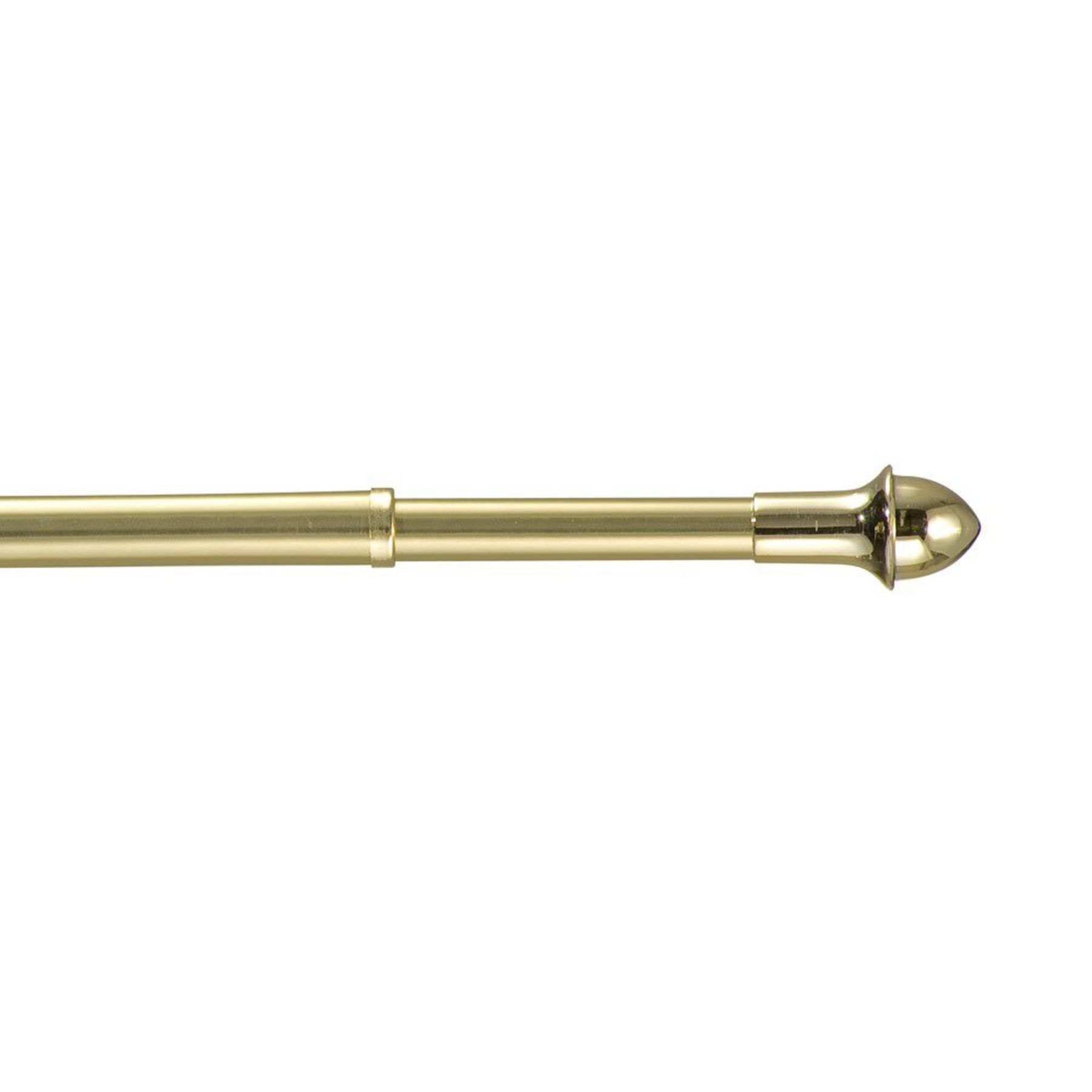 Essential Home Brass Cafe Rod Adjustable at Kmart.com