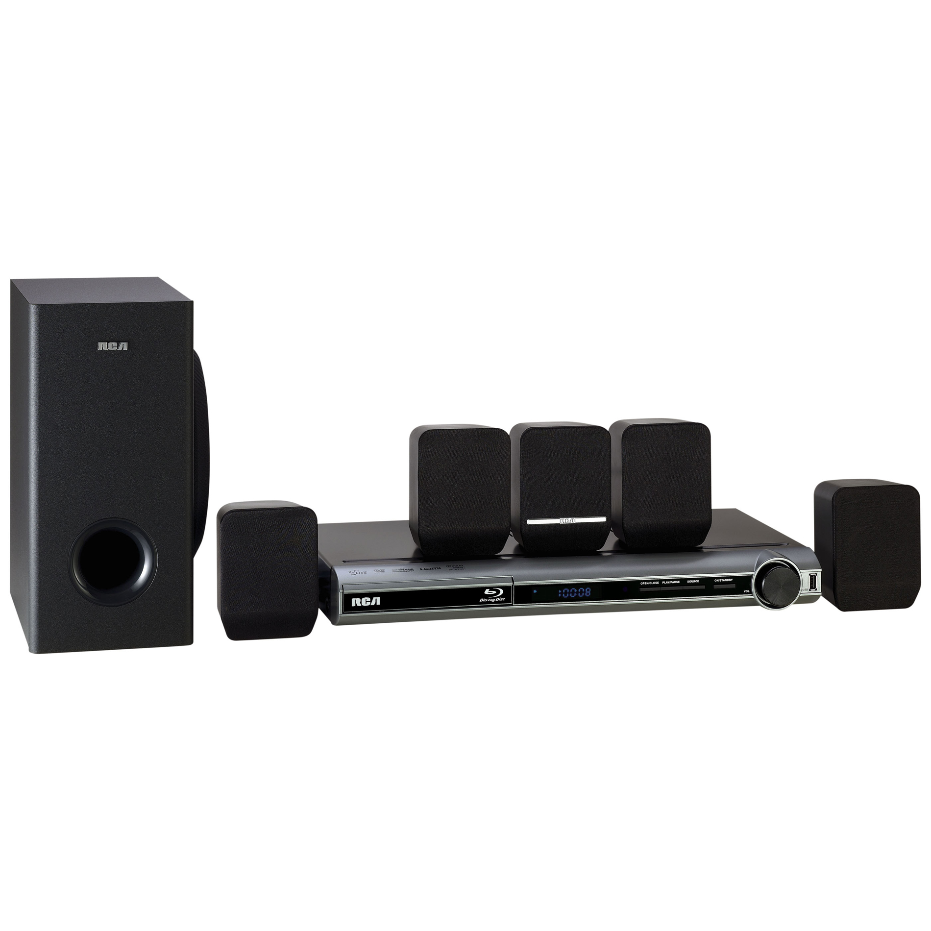 RCA 300W Home Theater w/ Blu-ray Player - RTB1016WE at Kmart.com