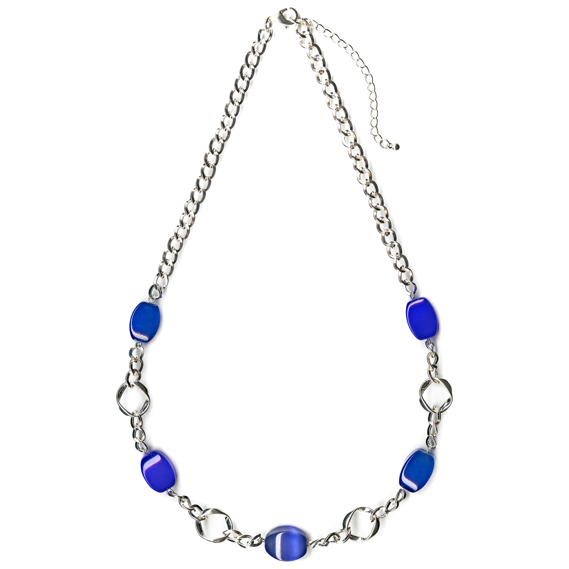 Jaclyn Smith Women's Chain Necklace - Blue at Kmart.com
