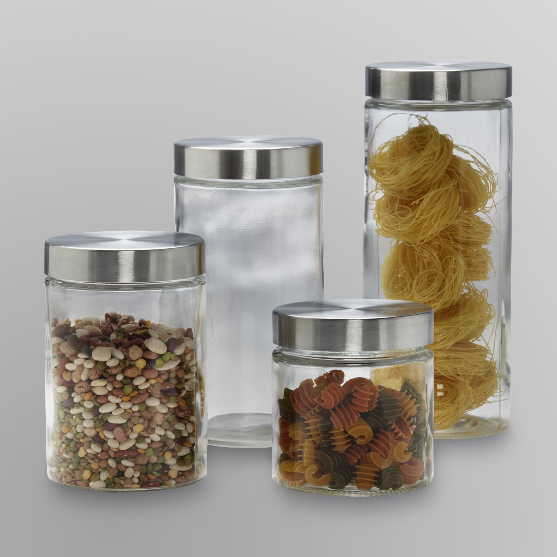 Anchor Hocking 4-Piece Glass Canister Set at Kmart.com