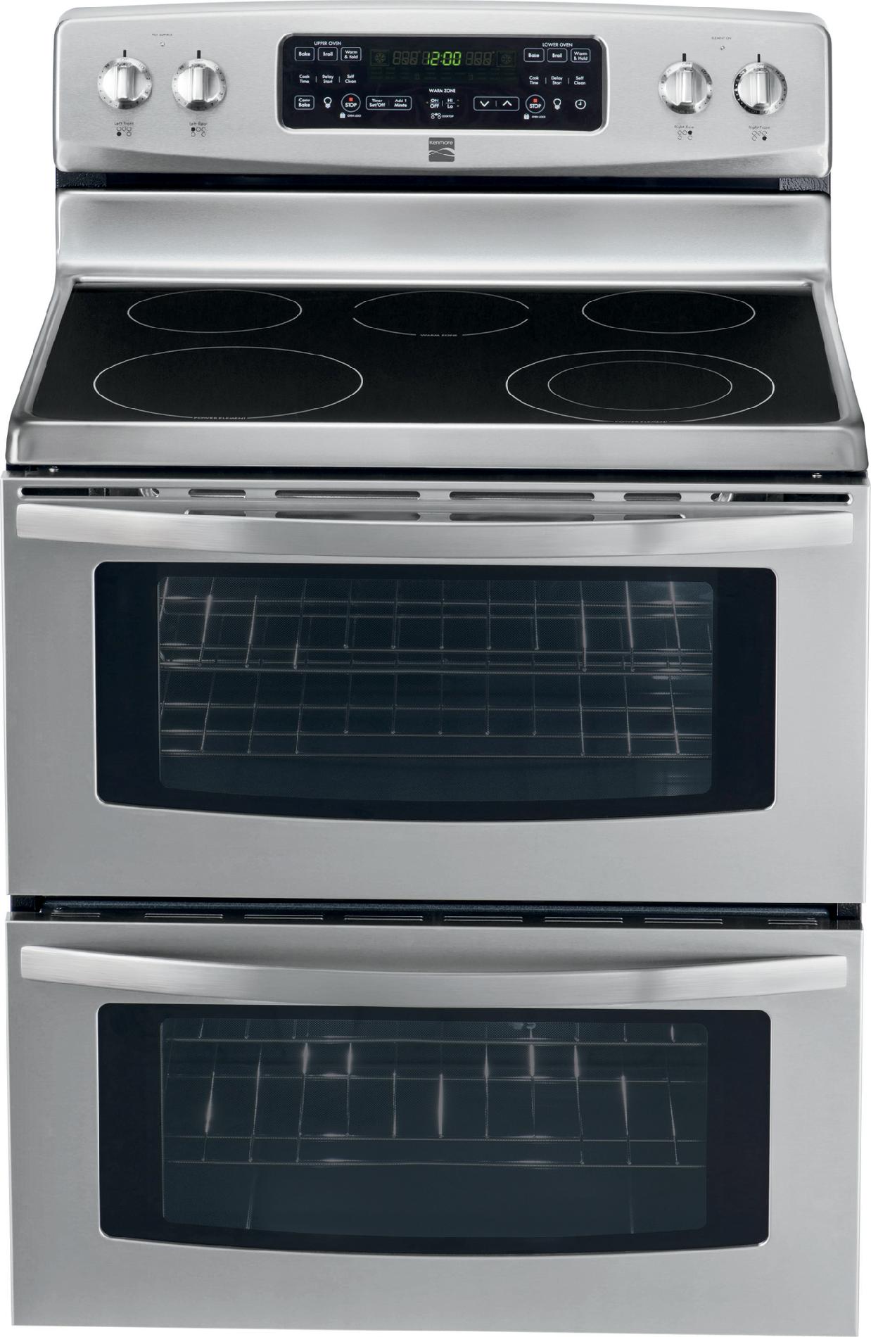 Kenmore 30" Double-Oven Electric Freestanding Range w/ Convection - Stainless Steel at Sears.com