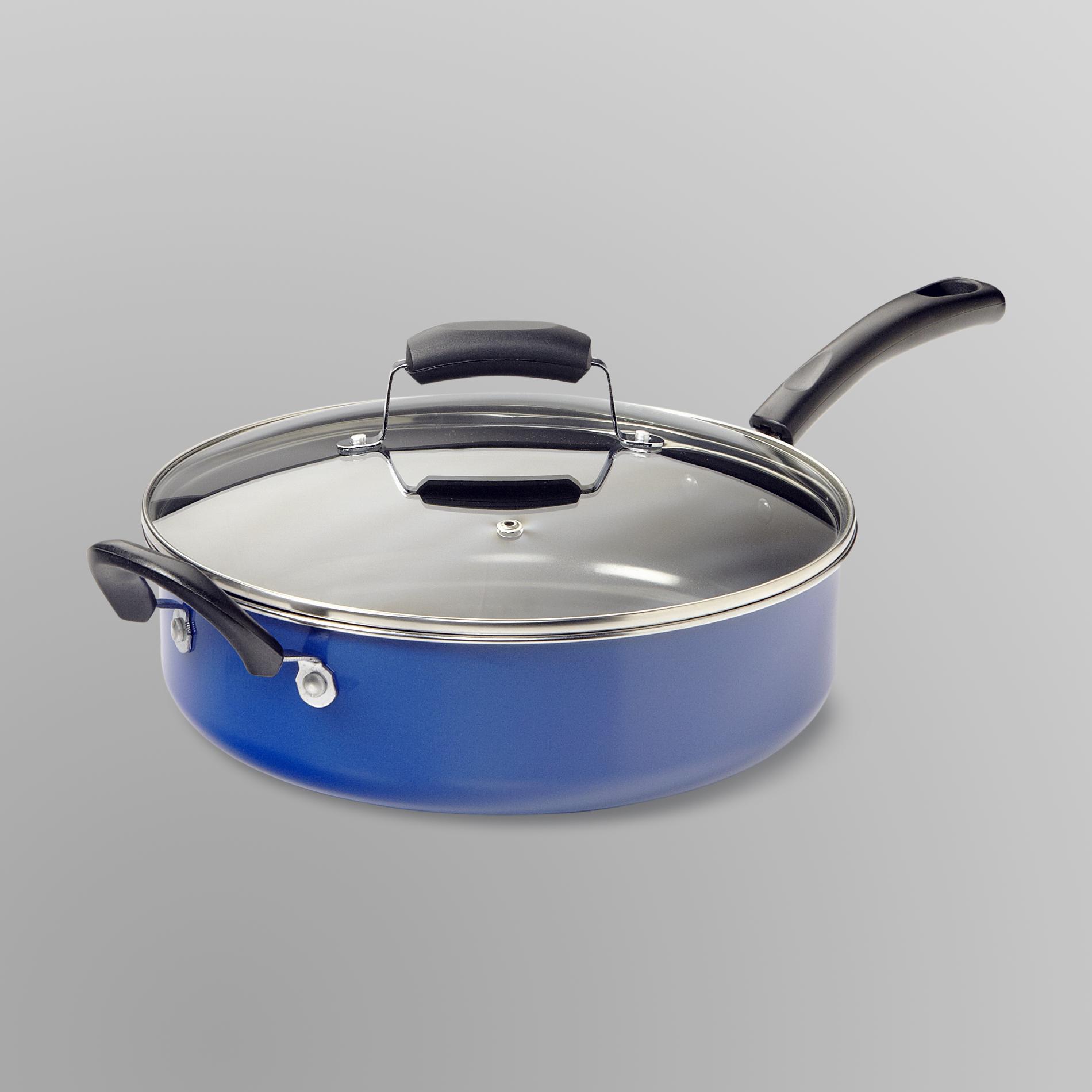 Basic Essentials Covered Jumbo Cooker - Blue