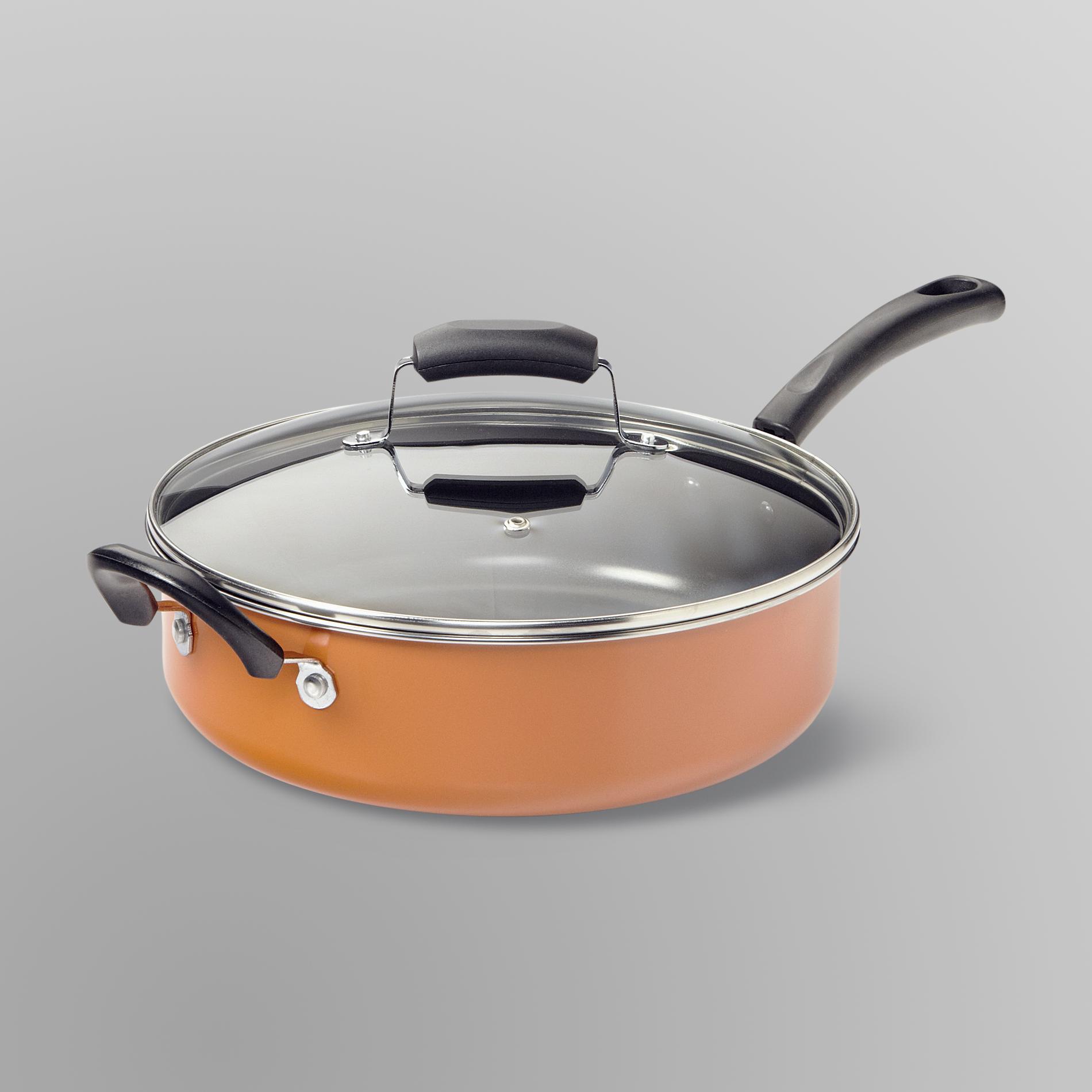 Basic Essentials Covered Jumbo Cooker - Orange