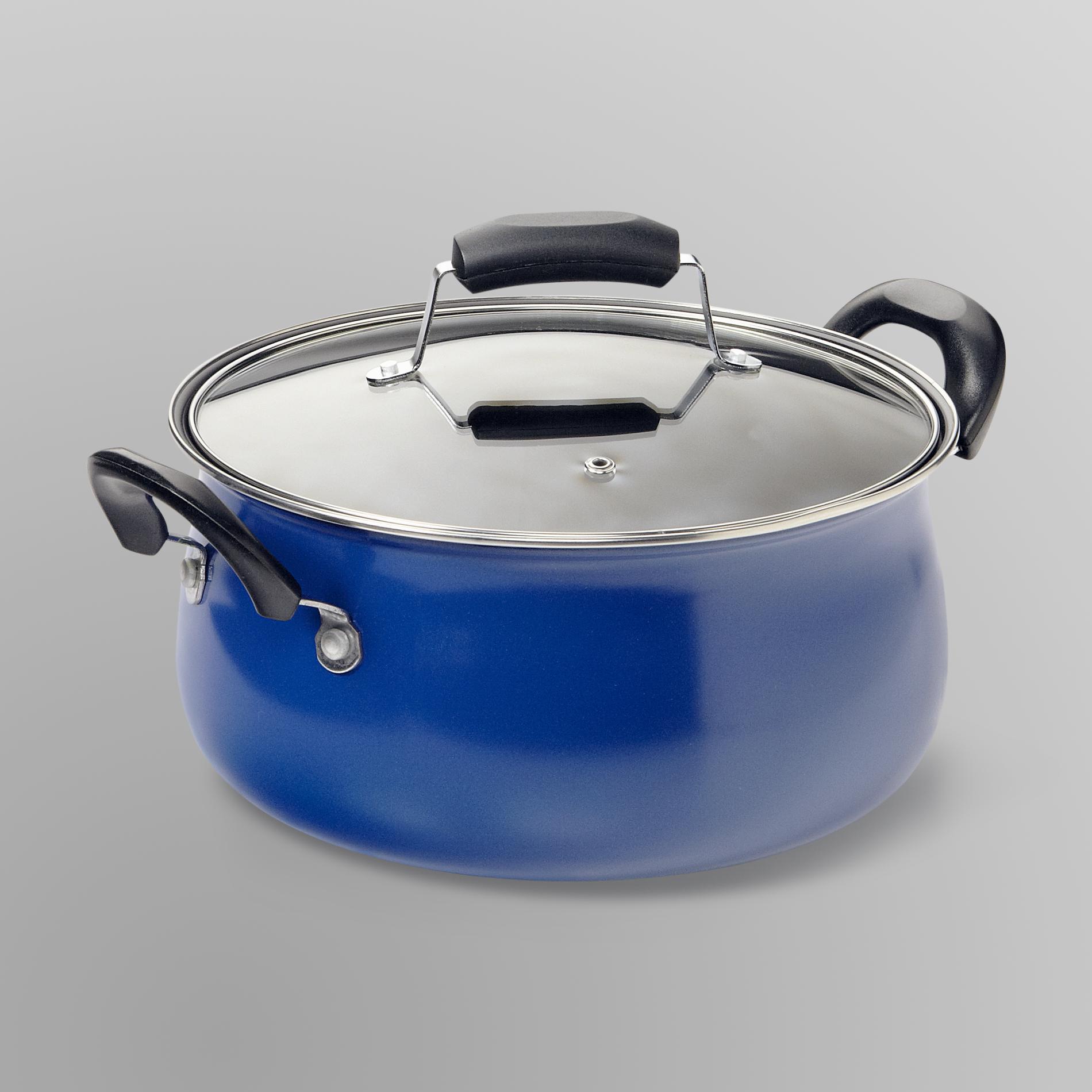 Basic Essentials Covered Dutch Oven - Blue at Kmart.com