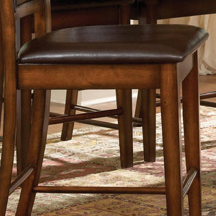 Oxford Creek 24 in. H Stools in Rustic Oak (set of 2) - Furniture ...