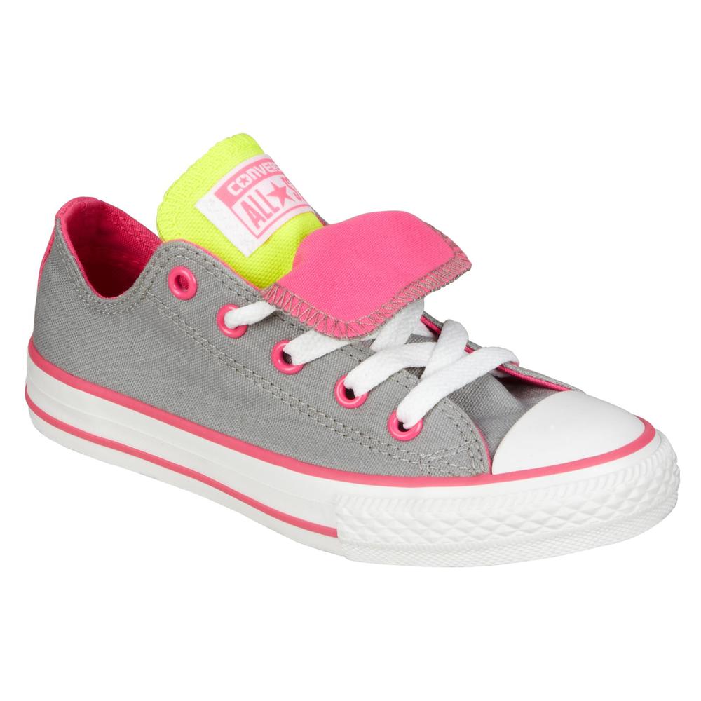 Girl's Chuck Taylor&#174; Double Tongue - Charcoal