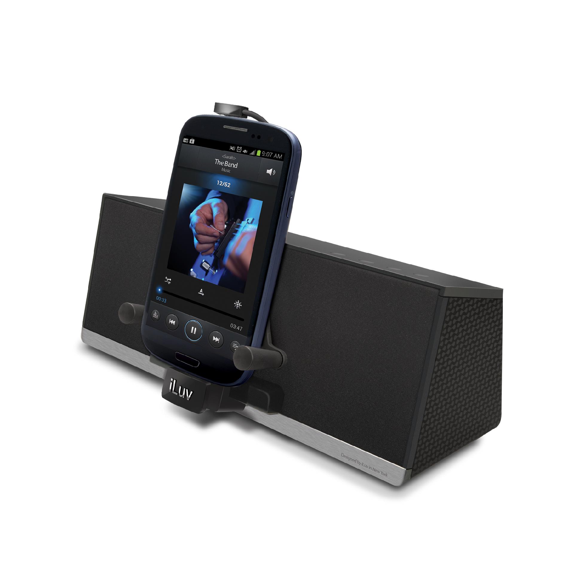 iLuv MobiDock  Speaker Dock for Smartphones  amp  Kindle Fire Touch