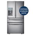 30.5 cu. ft. 4-Door Refrigerator w/ Automatic Sparkling Water Dispenser - Stainless Steel