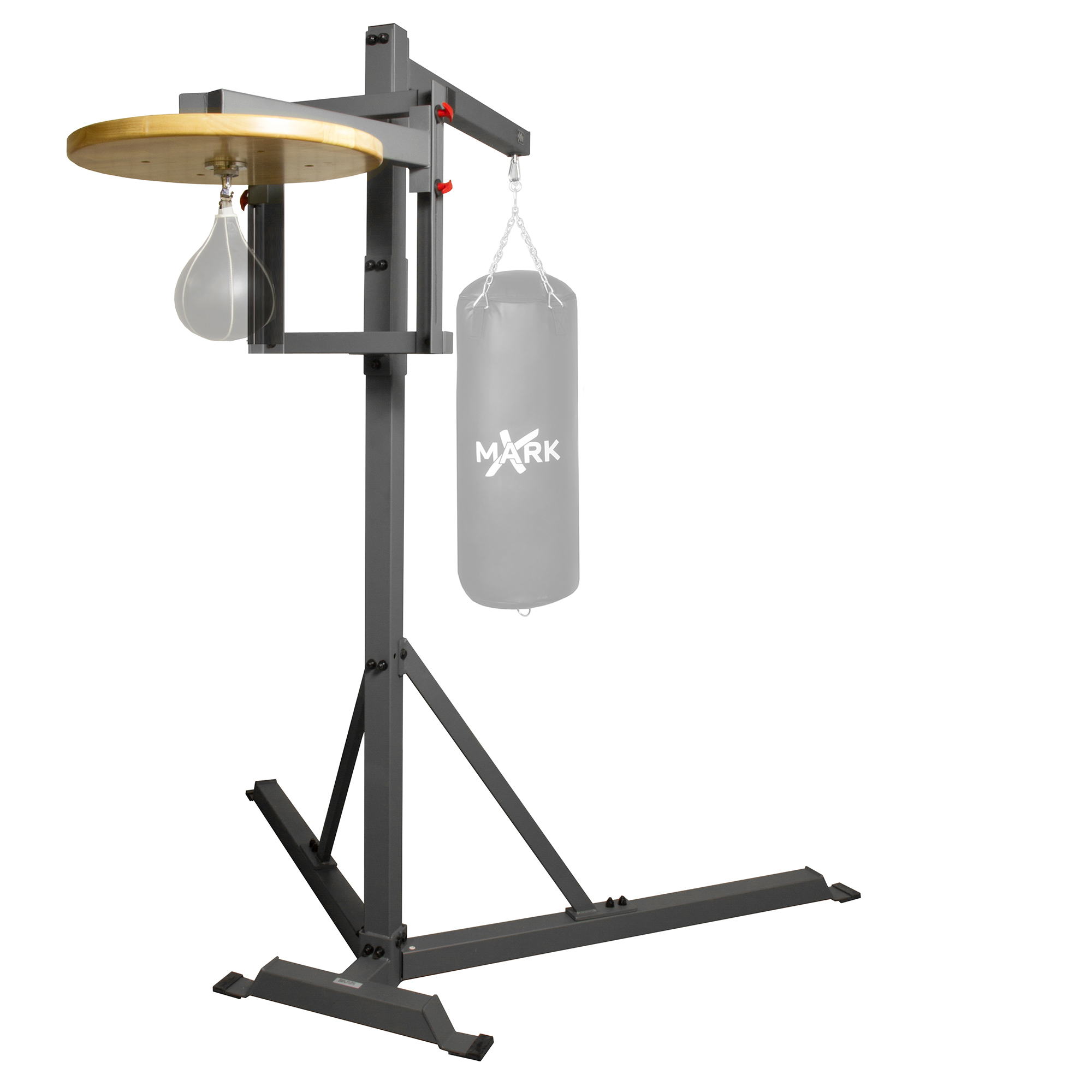 XMark Full Commercial Heavy Bag Stand with Speed Bag Platform XM-2848 - Fitness & Sports ...