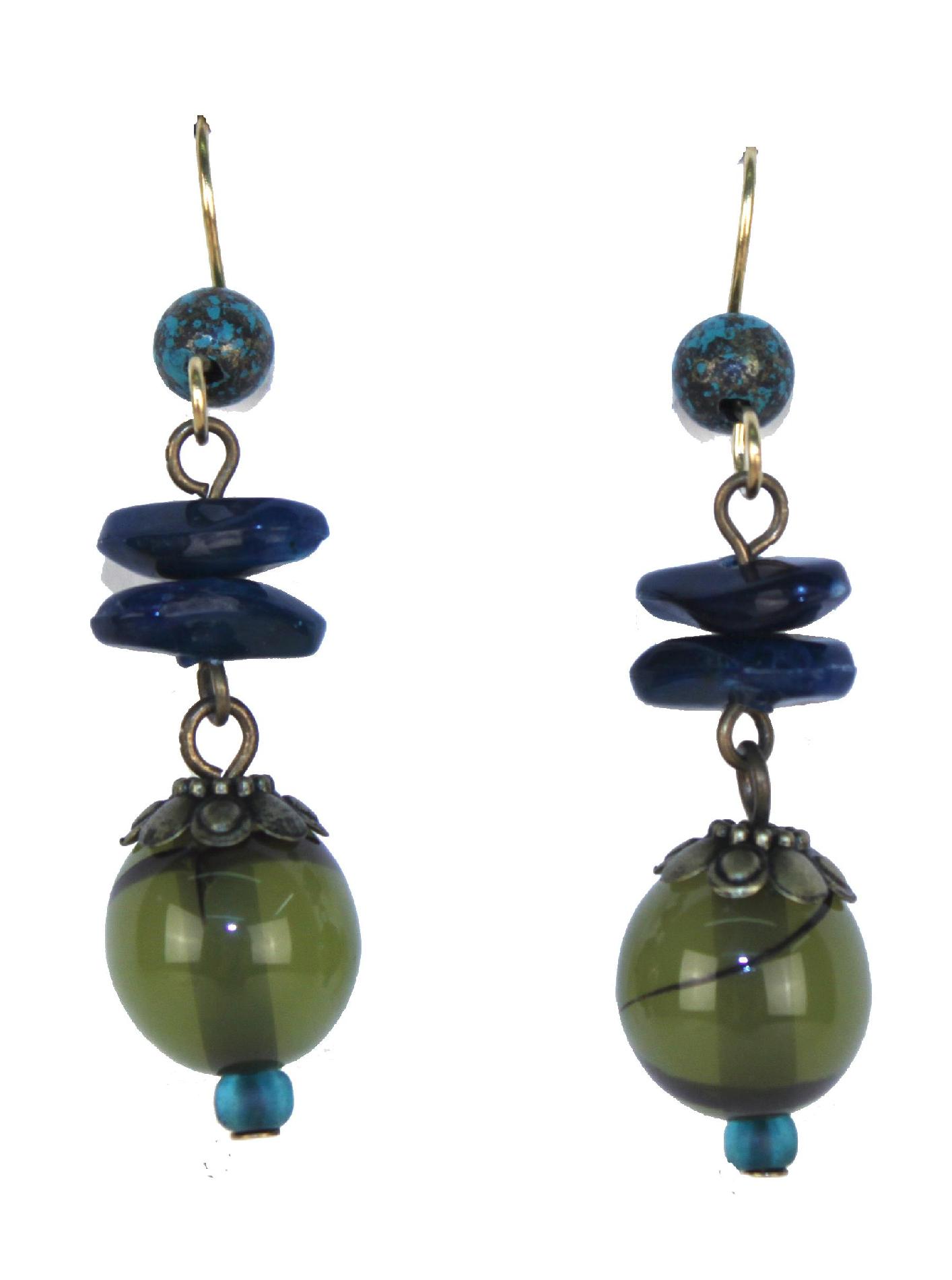 Aris by Treska Women's Drop Earrings - Faux Stone Beaded at Sears.com