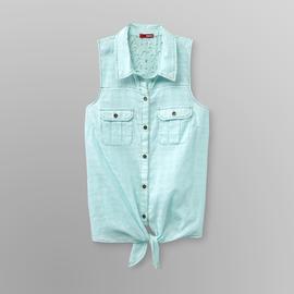 Bongo Junior's Sleeveless Tie-Front Shirt at Kmart.com Bongo Junior's Sleeveless Tie-Front Shirt at Kmart.com