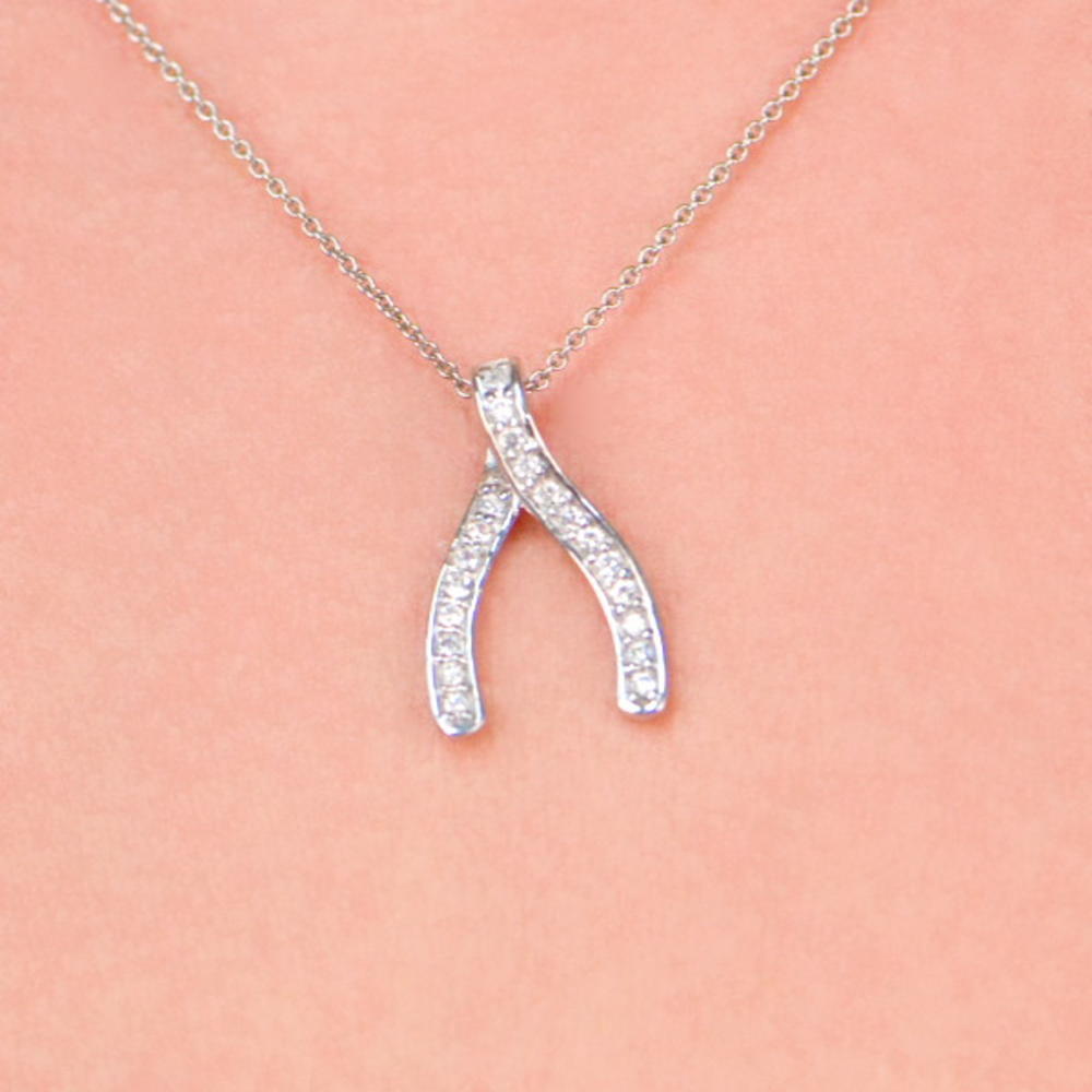 "Sex and the City" Style Wishbone Necklace