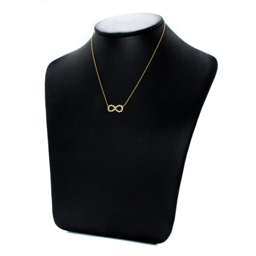 Parry's CZ Infinity Charm Necklace - 18K Gold Vermeil