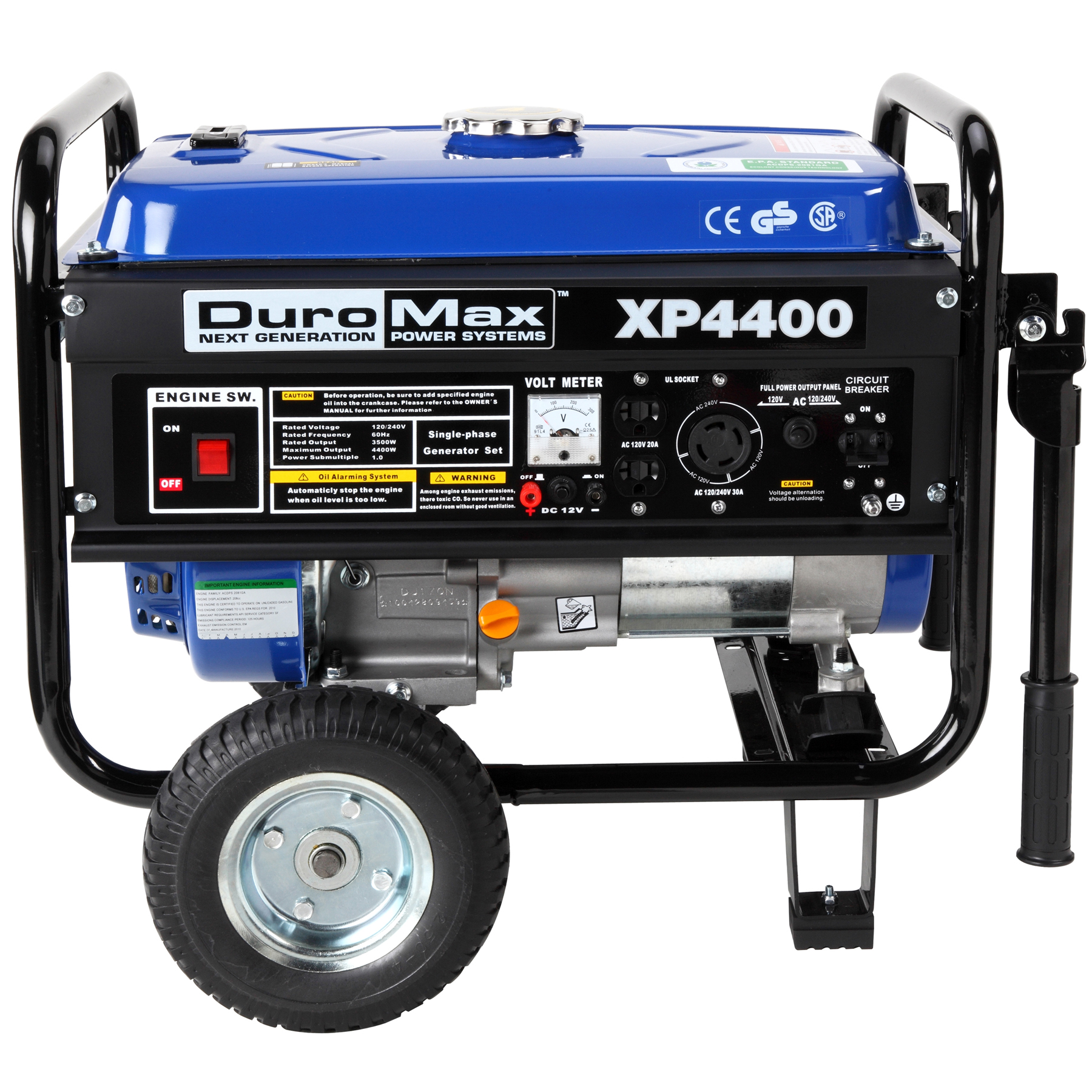 DuroMax 4400 Watt Quiet Portable Recoil Start RV Gas Powered Camping Generator CARB APPROVED at Sears.com