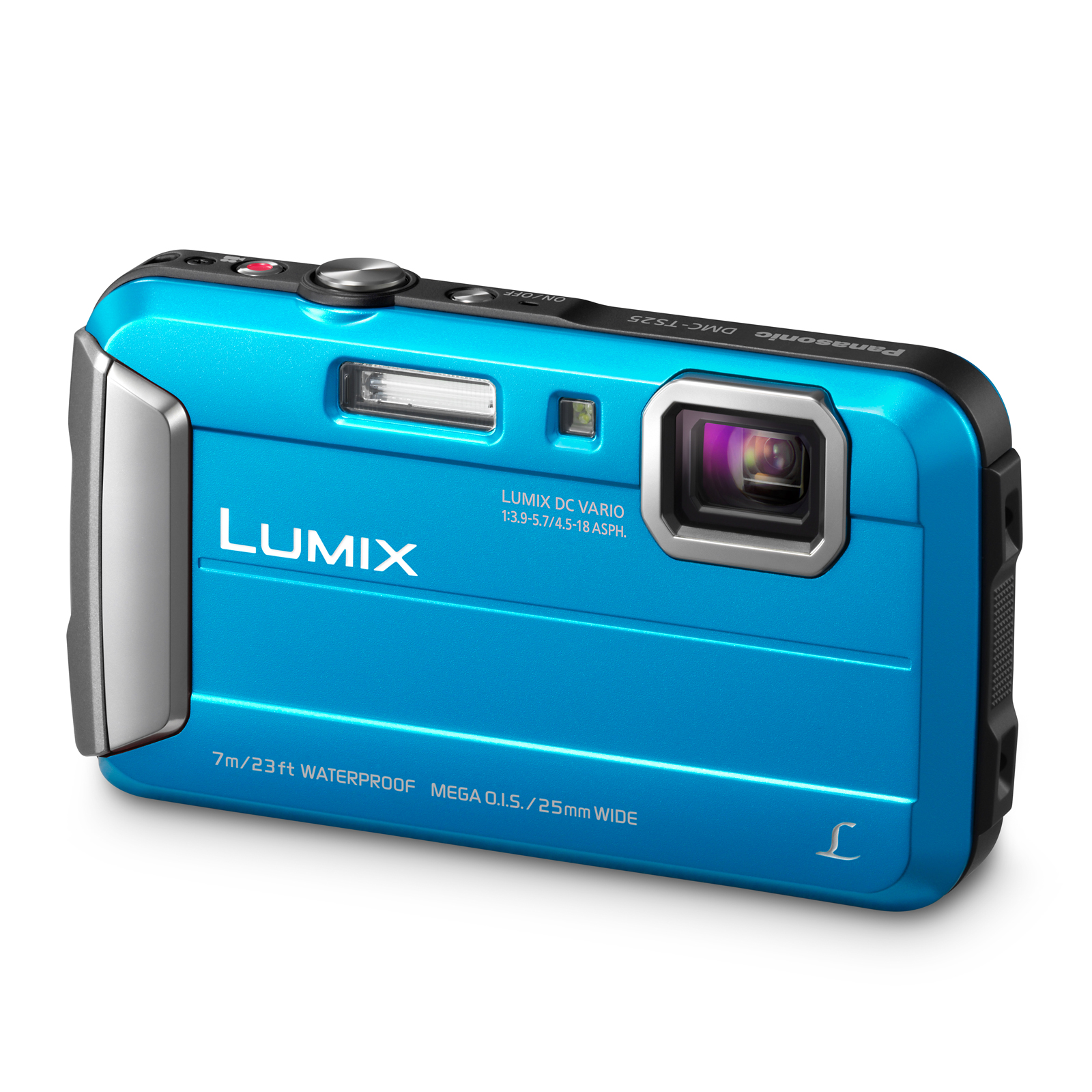 Panasonic Lumix 16.1MP Active Lifestyle Tough Camera with 4x Optical Zoom-Blue 1/2.33