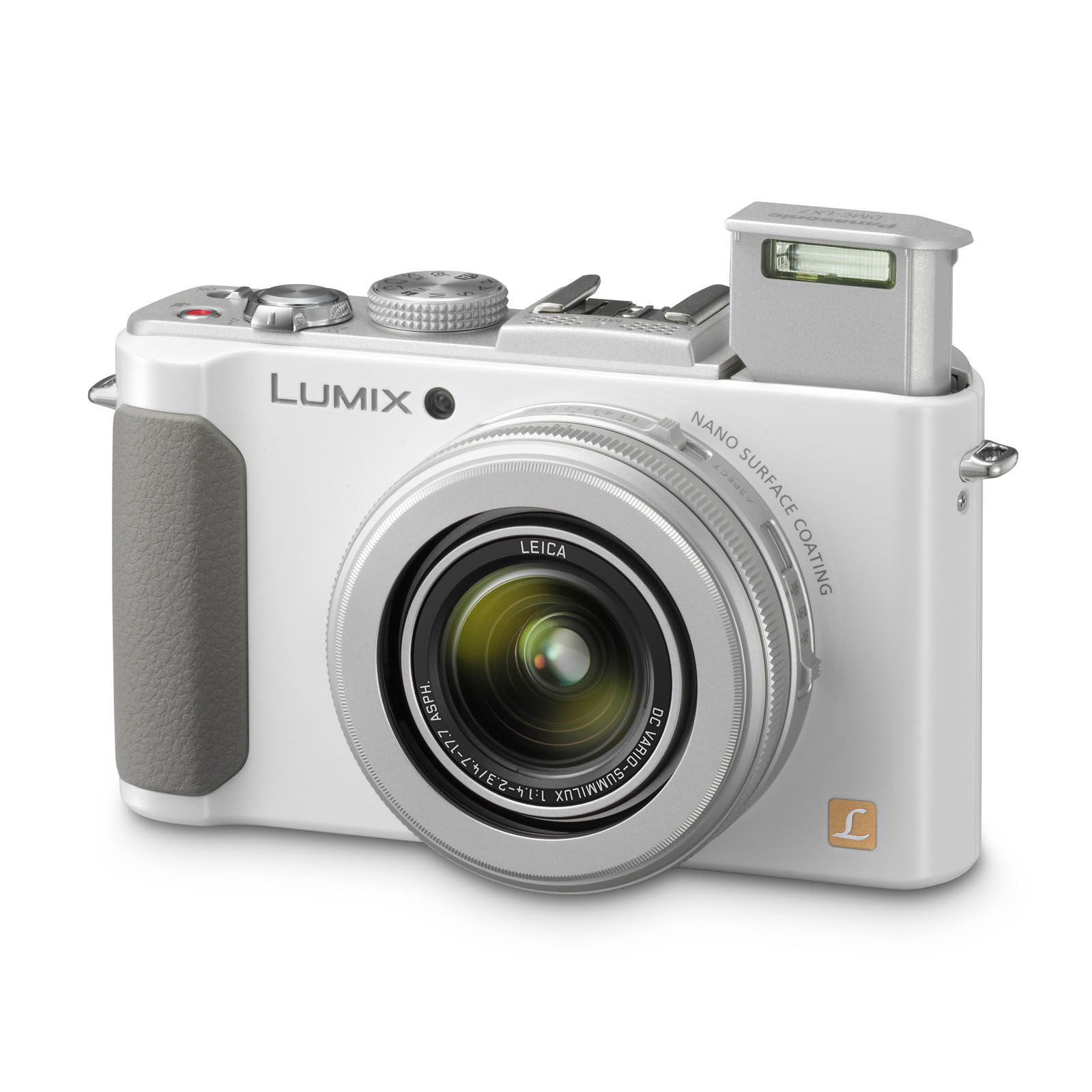 Lumix LX7 10.1MP Full HD 60P Digital Camera with Fast & Bright Leica Optics-White