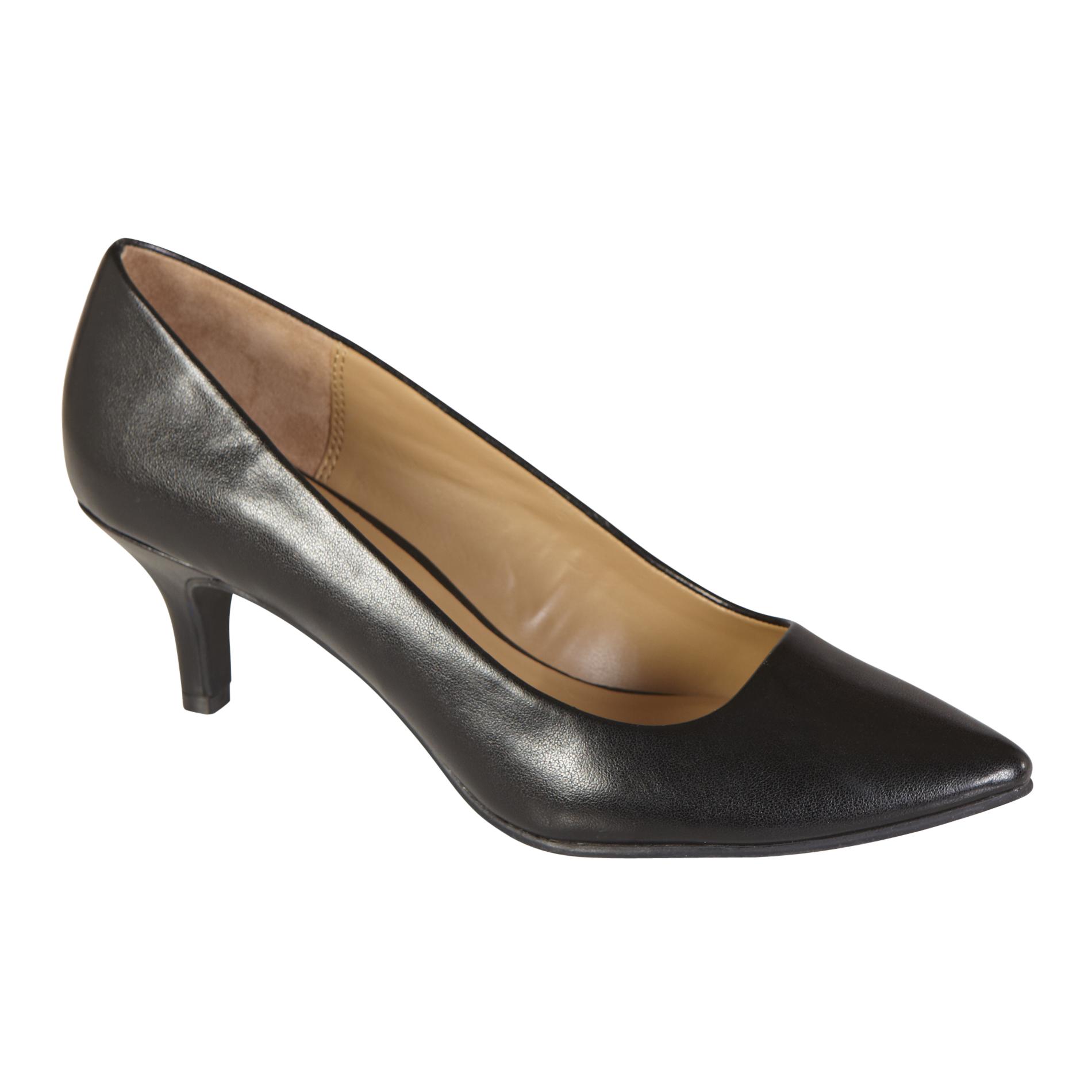 Attention Women's Dress Shoe Zoey Black Smooth Patent Clothing