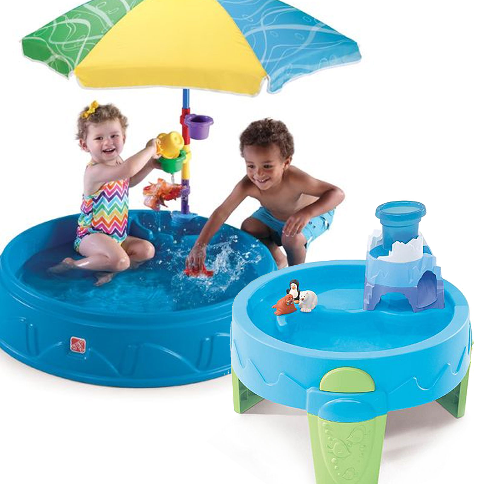 Step 2 Waterwheel Play Table & Kiddie Pool Bundle at Sears.com