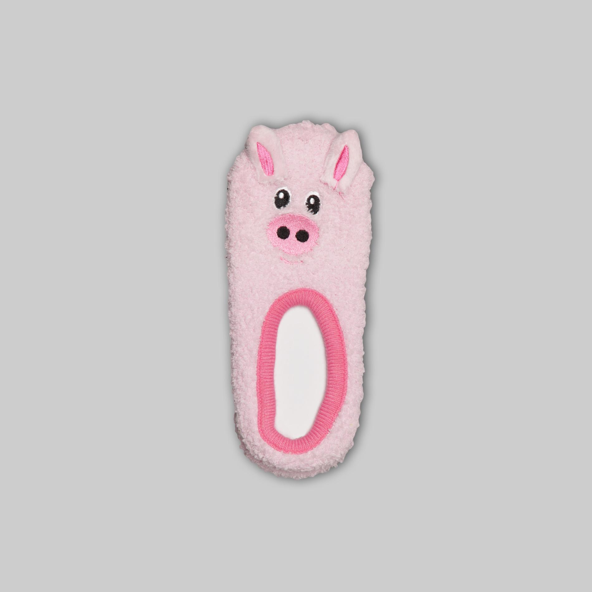 Joe Boxer Women's Plush Slipper Socks - Pig at Kmart.com
