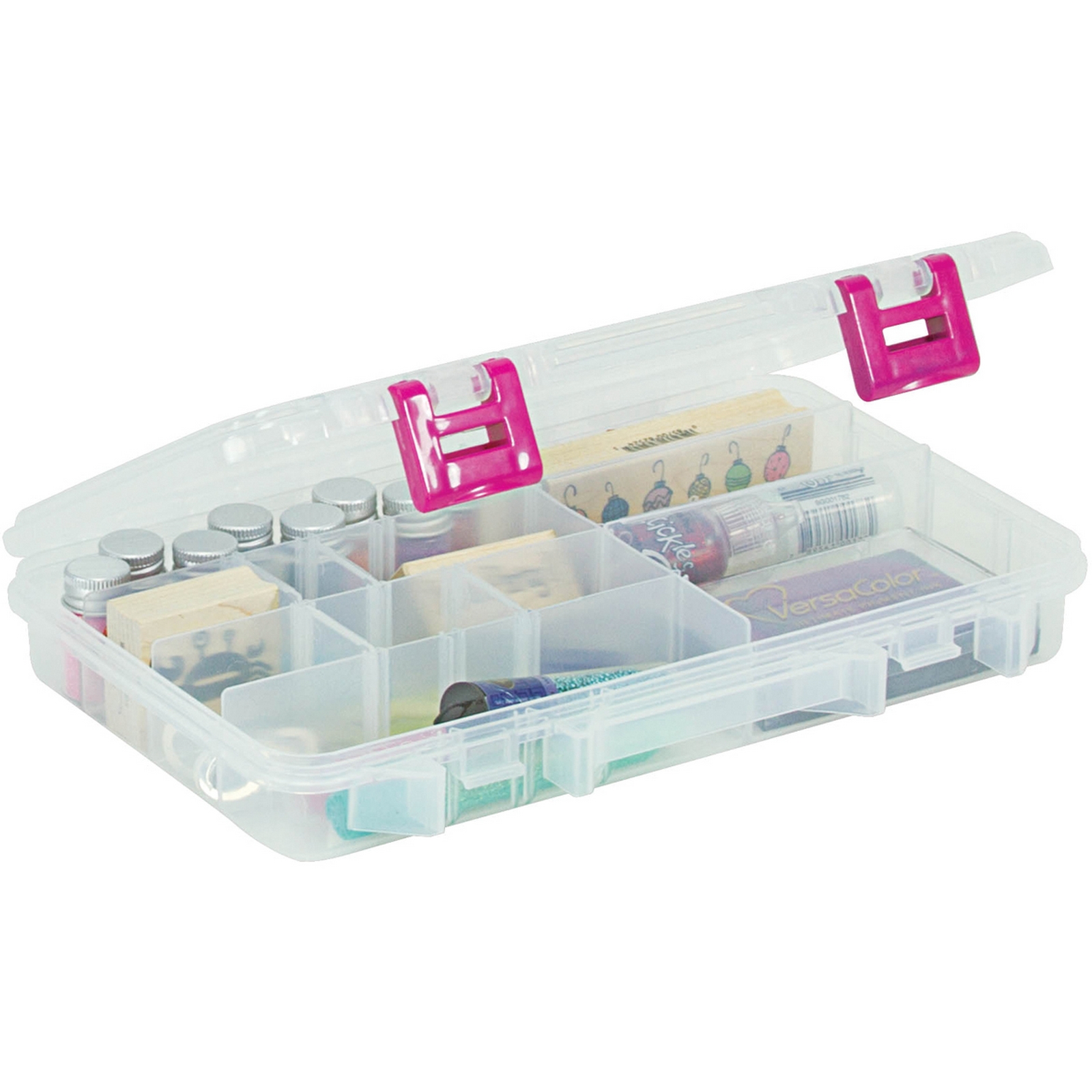 Pro Latch Organizer Adjustable Compartments, Clr/Magnta at Kmart.com