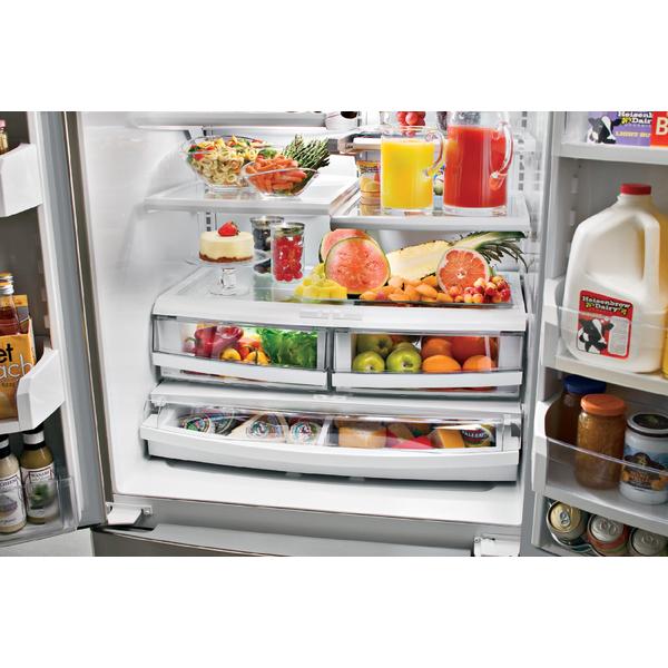 GE Cafe French door refrigerator 20.8 cu. ft. CFCP1NIZSS Sears