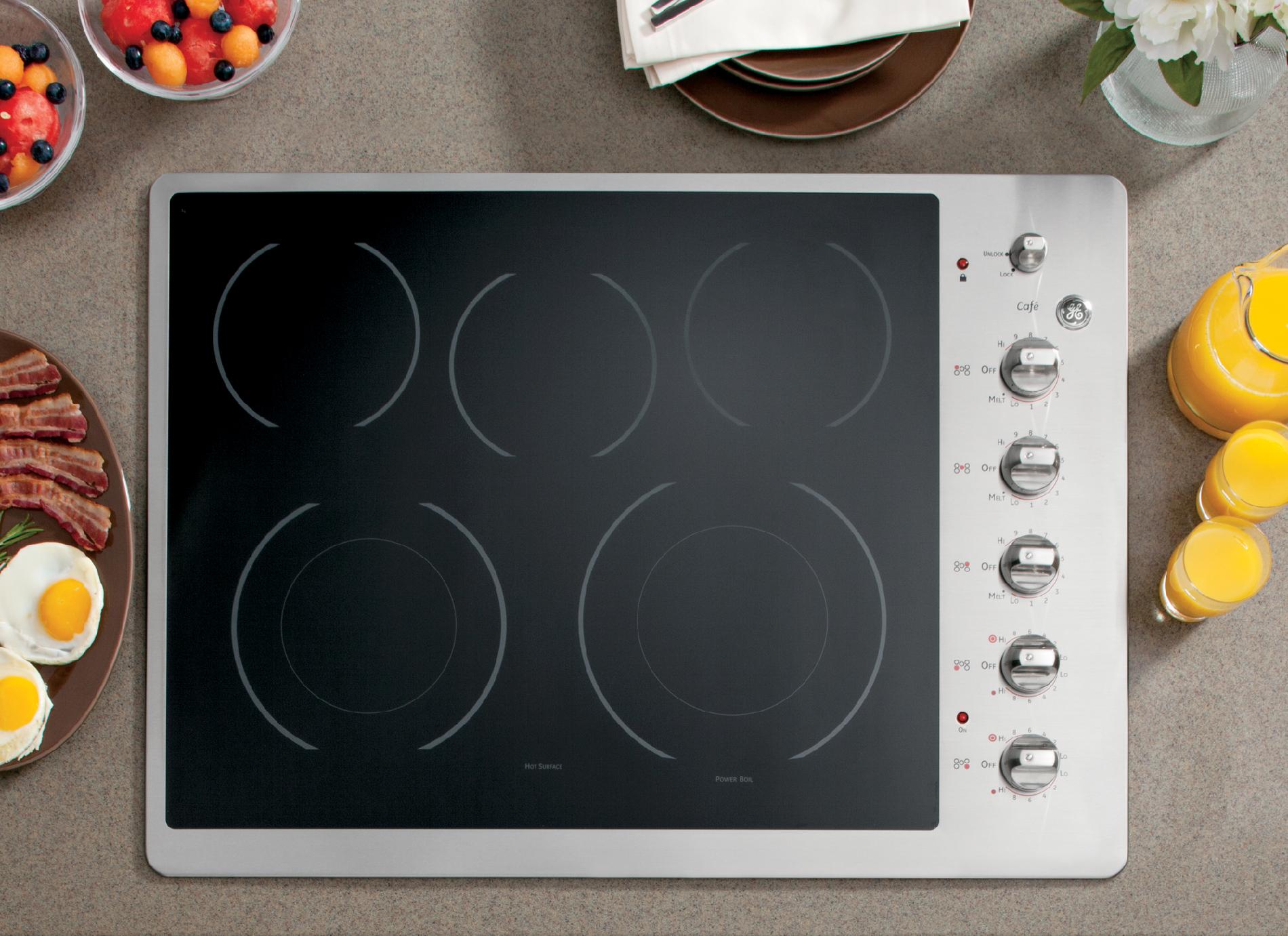 30 Inch Electric Cooktop Stainless Steel