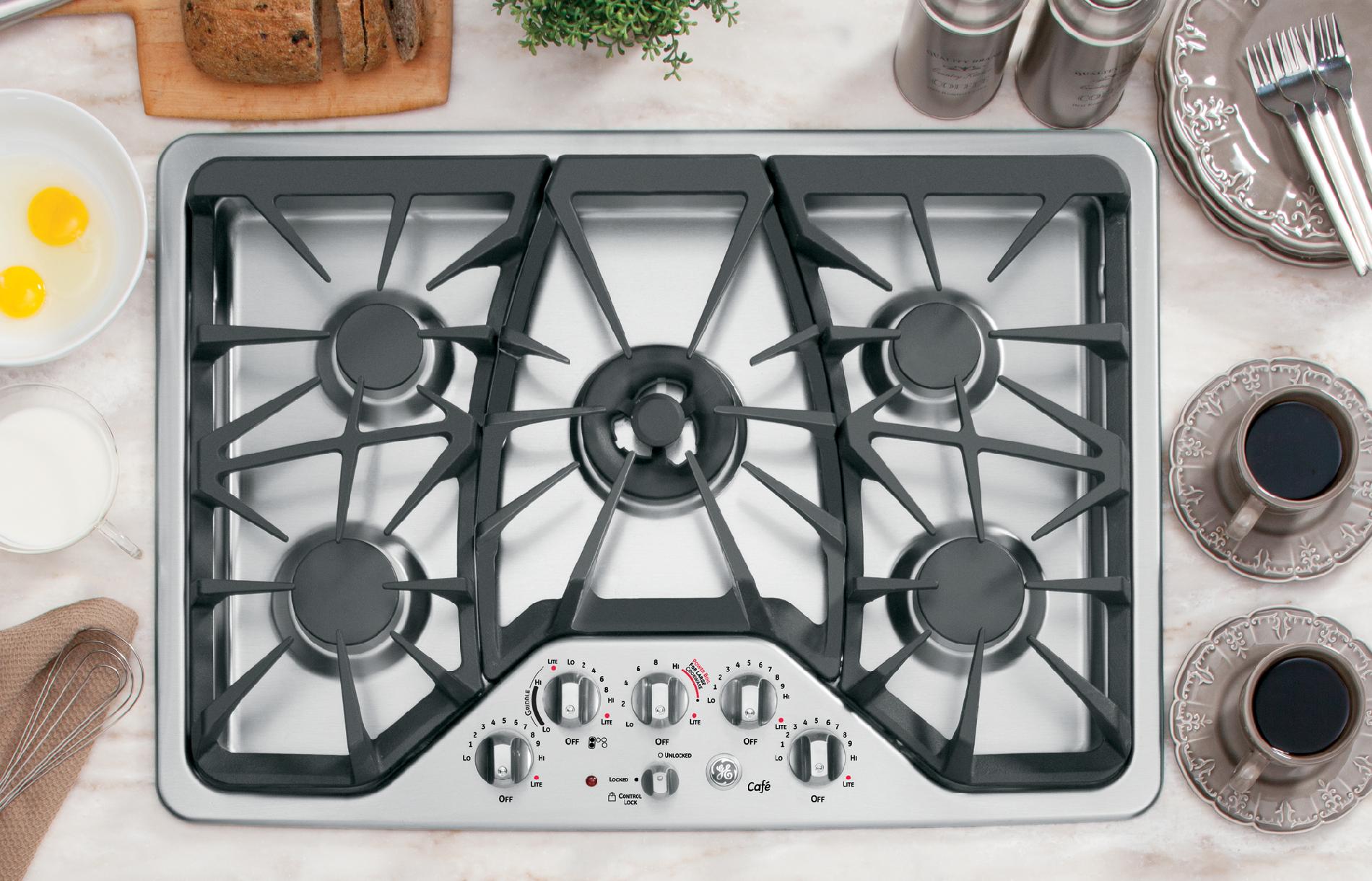 GE Caf? Series 30 Gas Cooktop - Stainless Steel