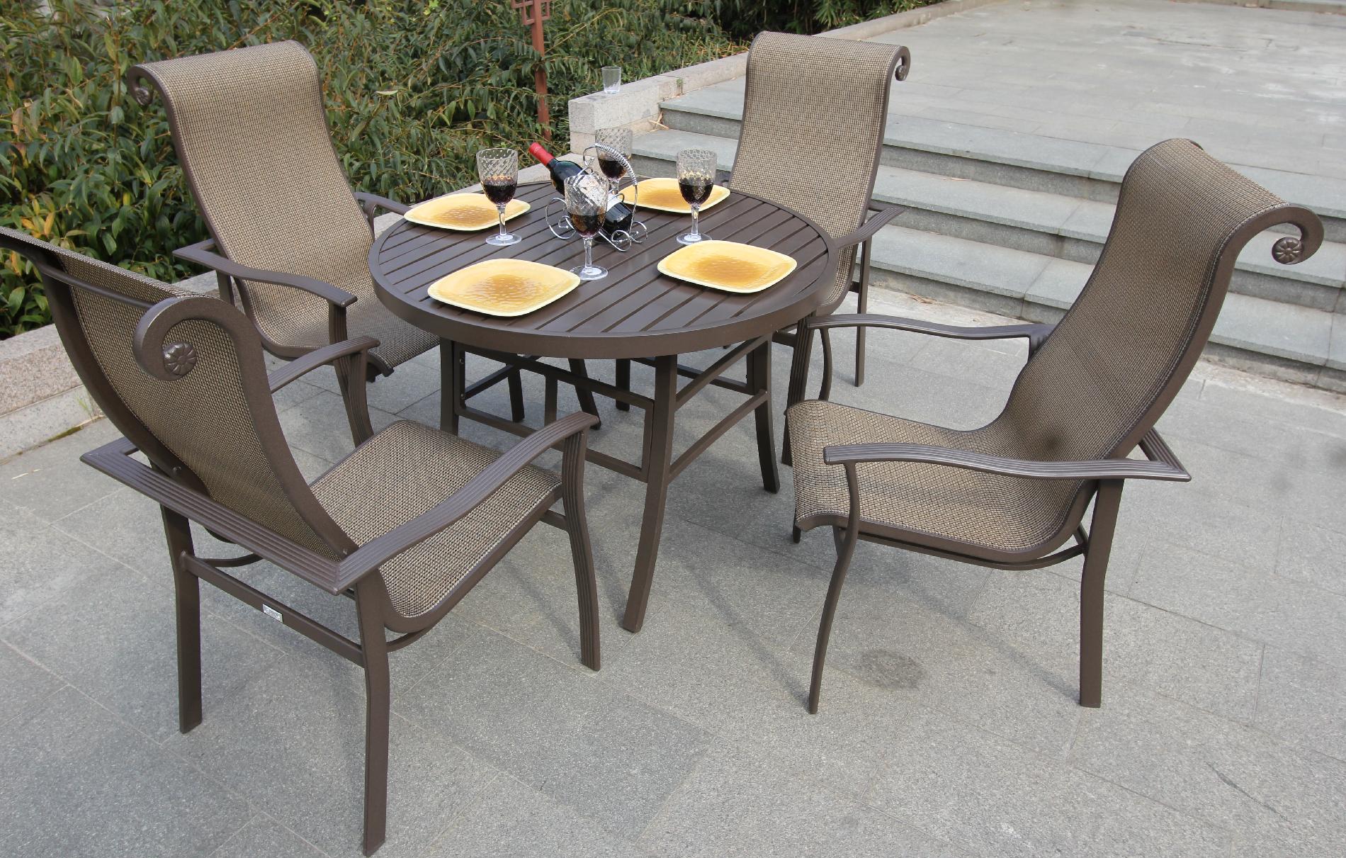 Hinton 6pc Dining Chair Set Class up Your Patio at Kmart